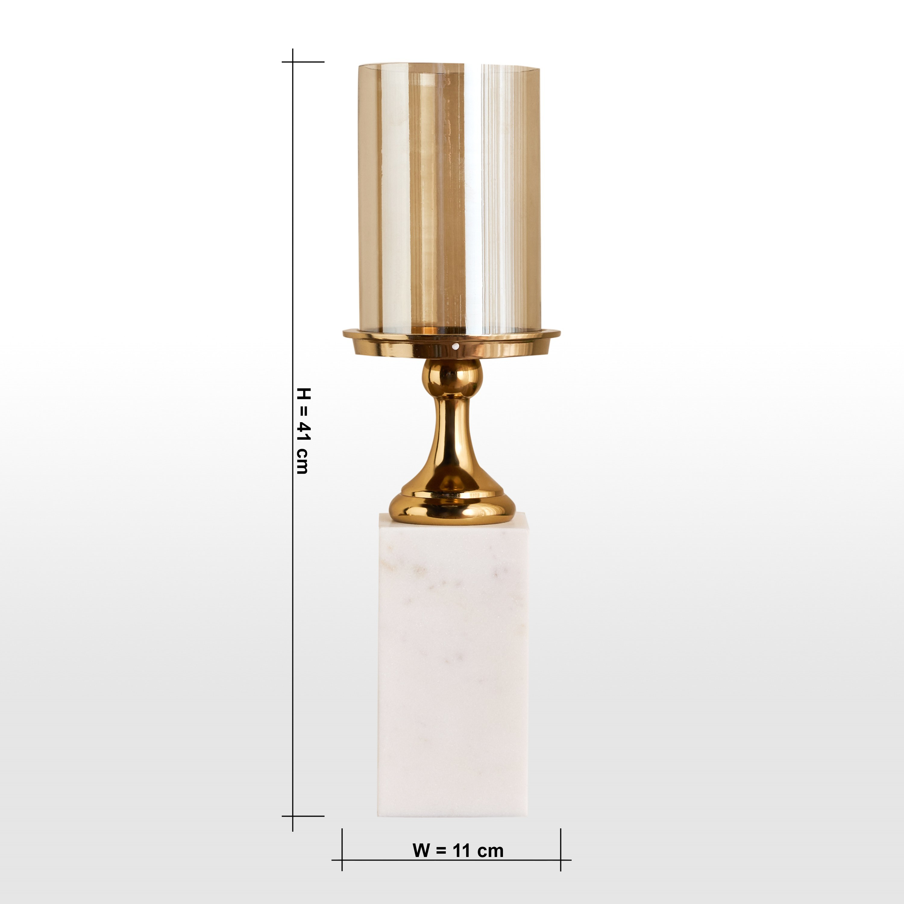 حامل شموع عمودي من الرخام - فاطمة نوريك - 41 سم-household-decor-candleholdersandlanterns-image-6