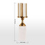 حامل شموع عمودي من الرخام - فاطمة نوريك - 41 سم-household-decor-candleholdersandlanterns-image-1