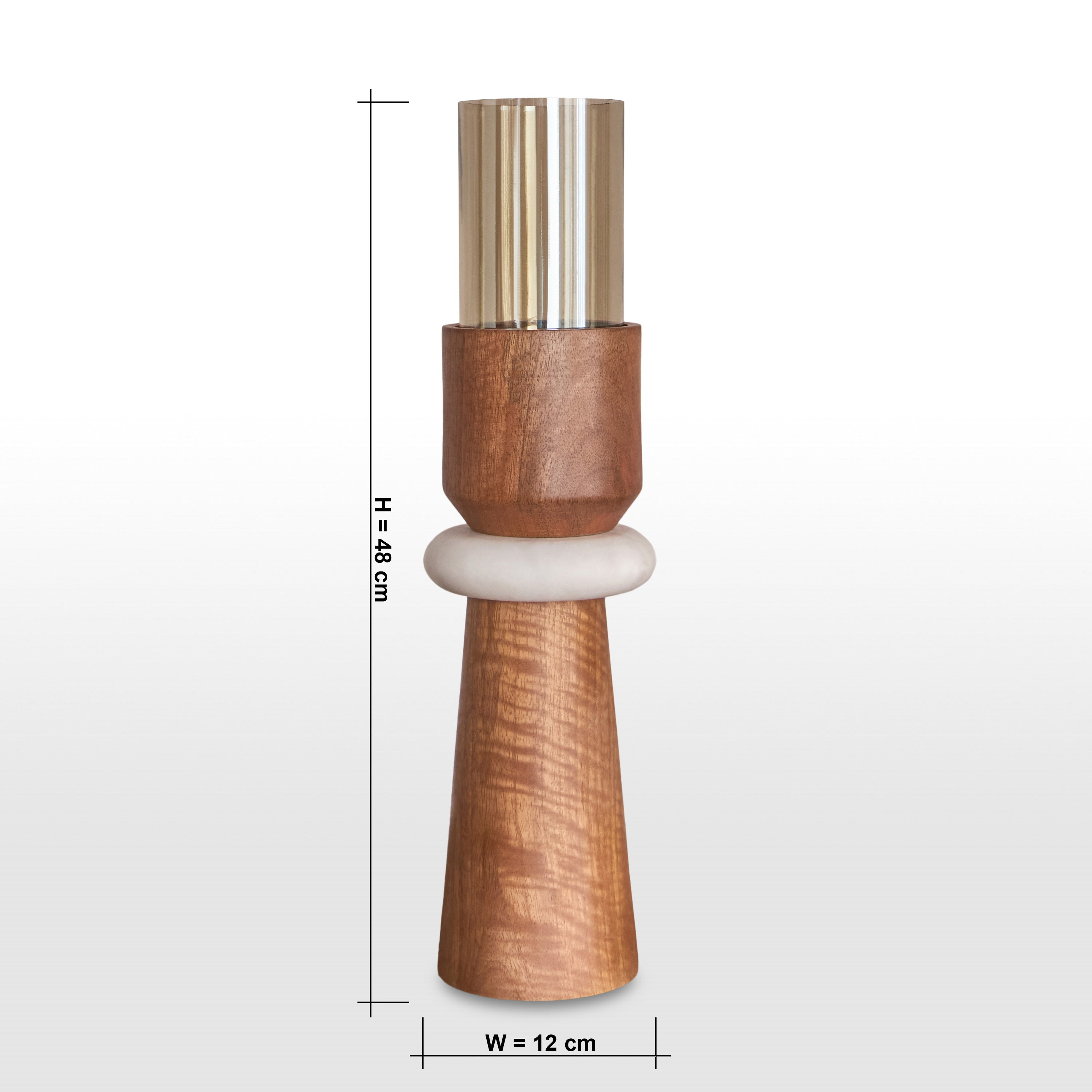 Loft Lasol Pillar Candleholder - 48 cm-household-decor-candleholdersandlanterns-image-6