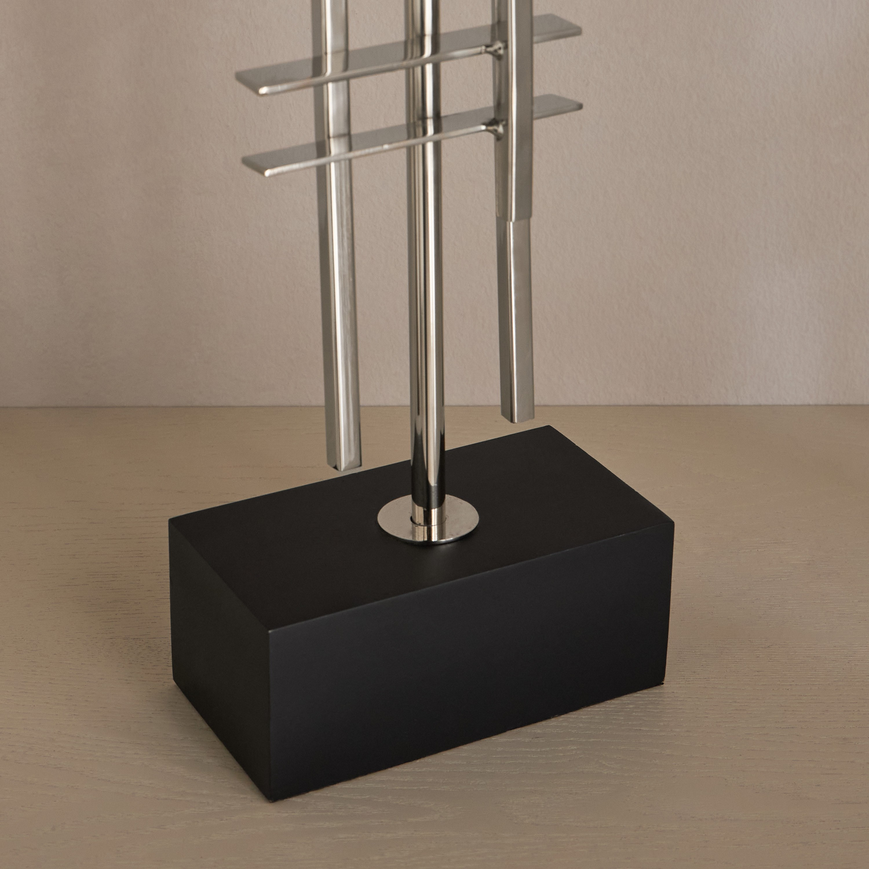 Noor Loft Geo Metal Pillar Candleholder - 61 cm-household-decor-candleholdersandlanterns-image-4