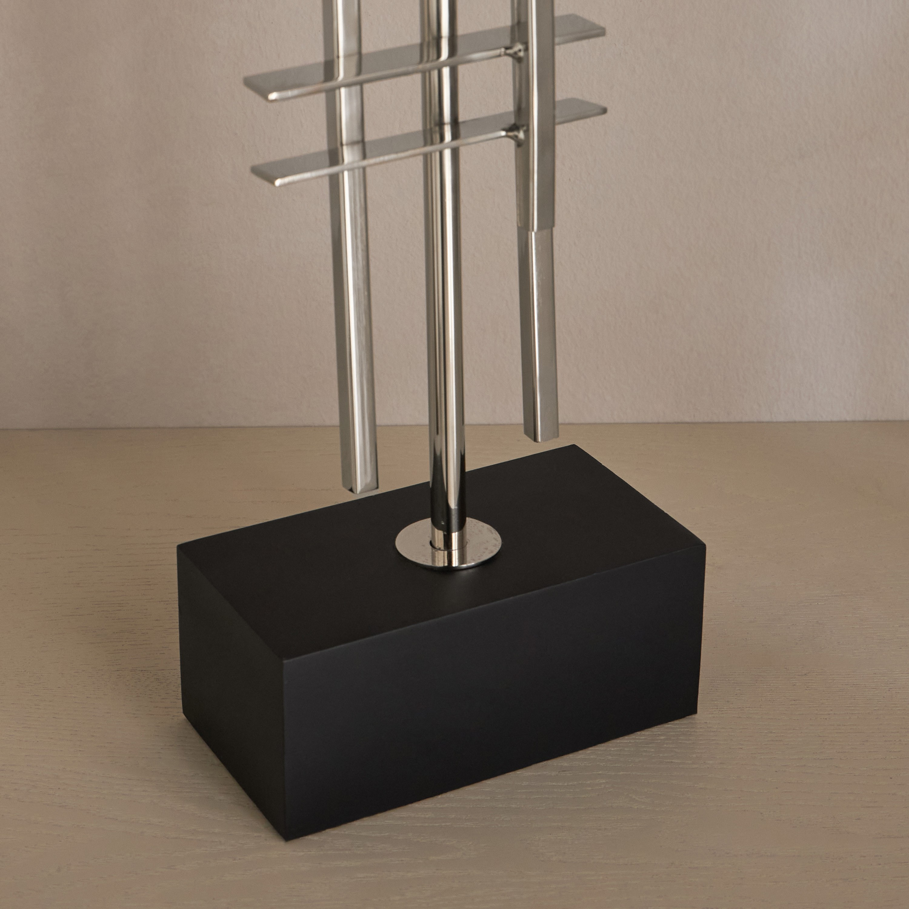 Noor Loft Geo Metal Pillar Candleholder - 51 cm-household-decor-candleholdersandlanterns-image-4