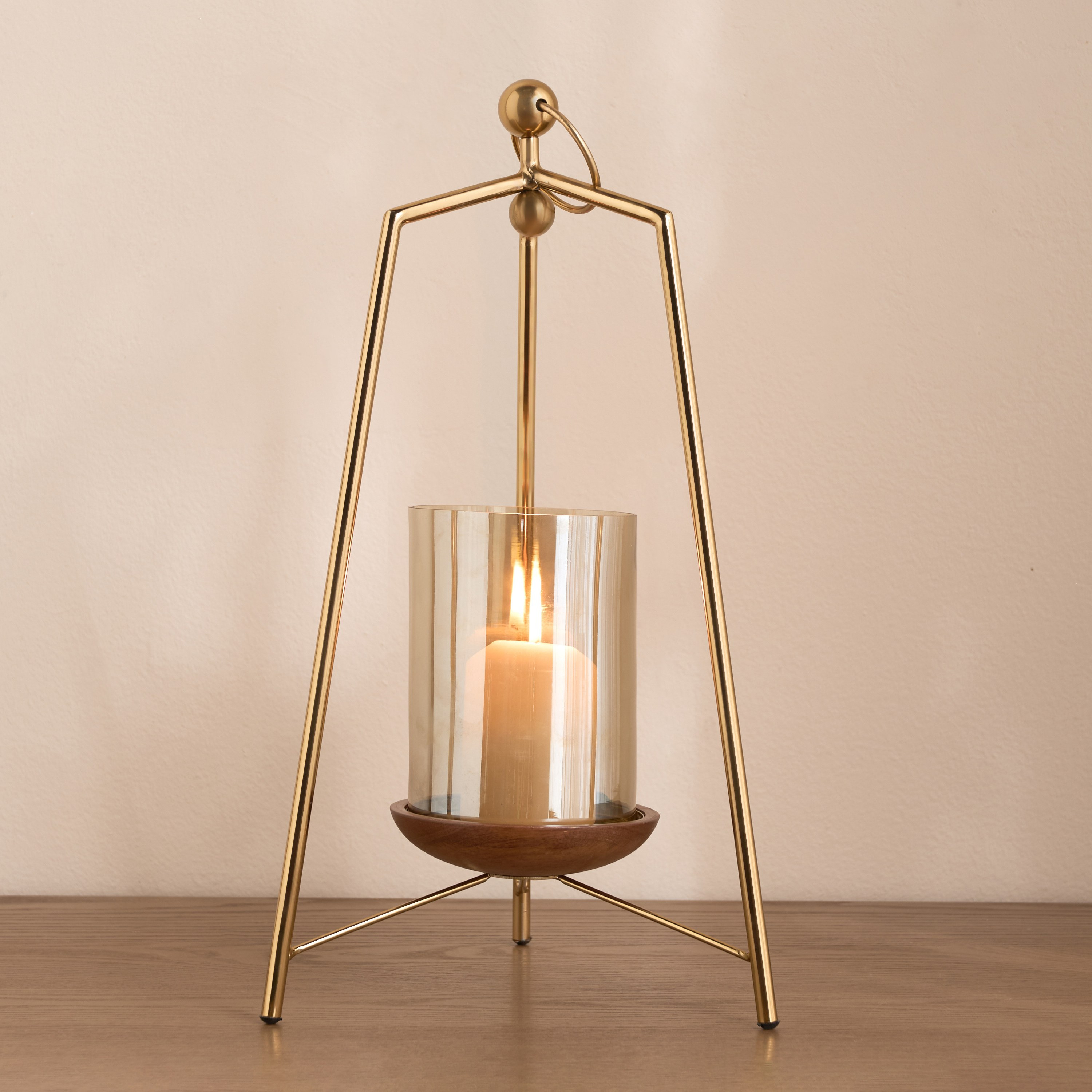 Meniko Luxe Metal Pillar Candleholder-household-decor-candleholdersandlanterns-image-2