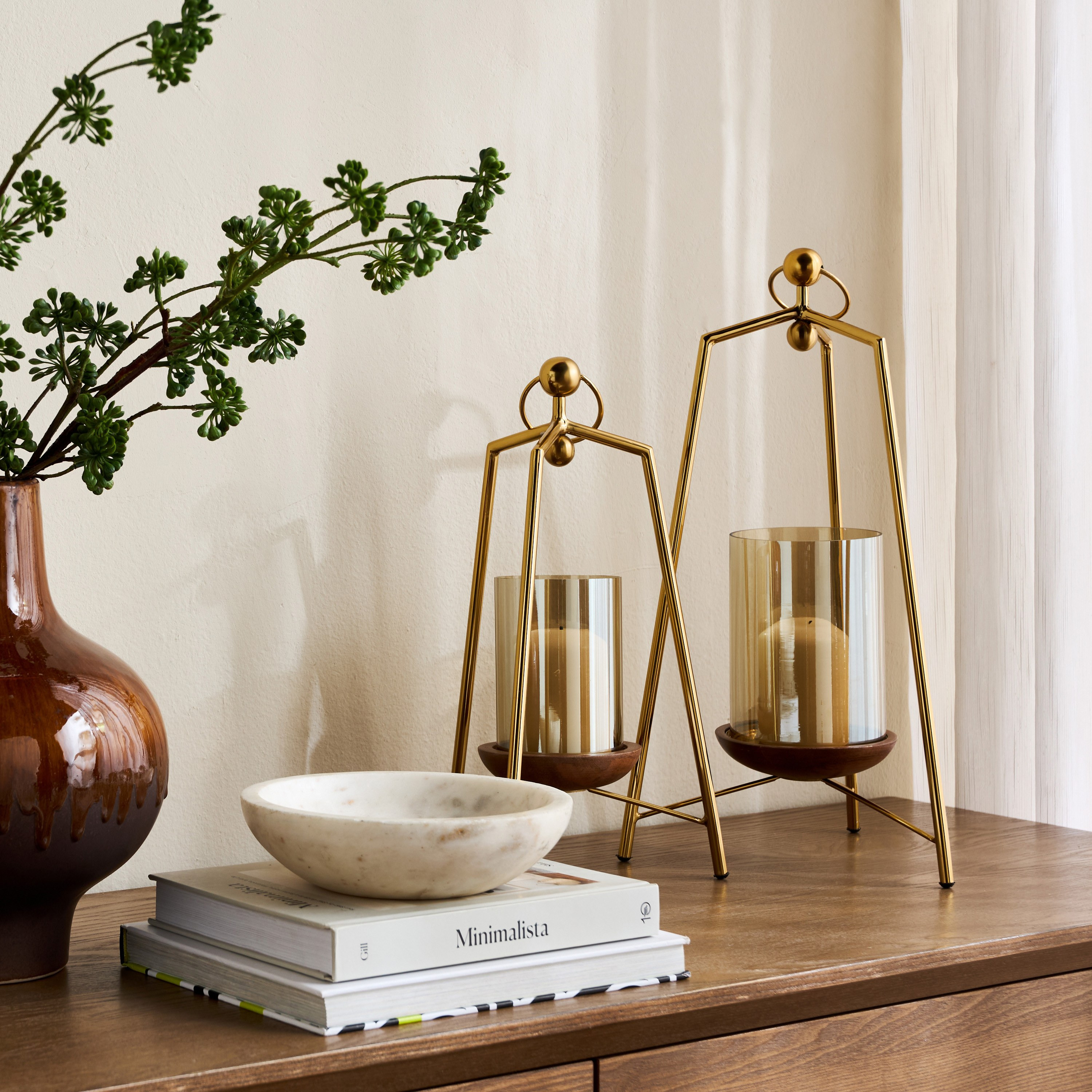 Meniko Luxe Metal Pillar Candleholder-household-decor-candleholdersandlanterns-image-5