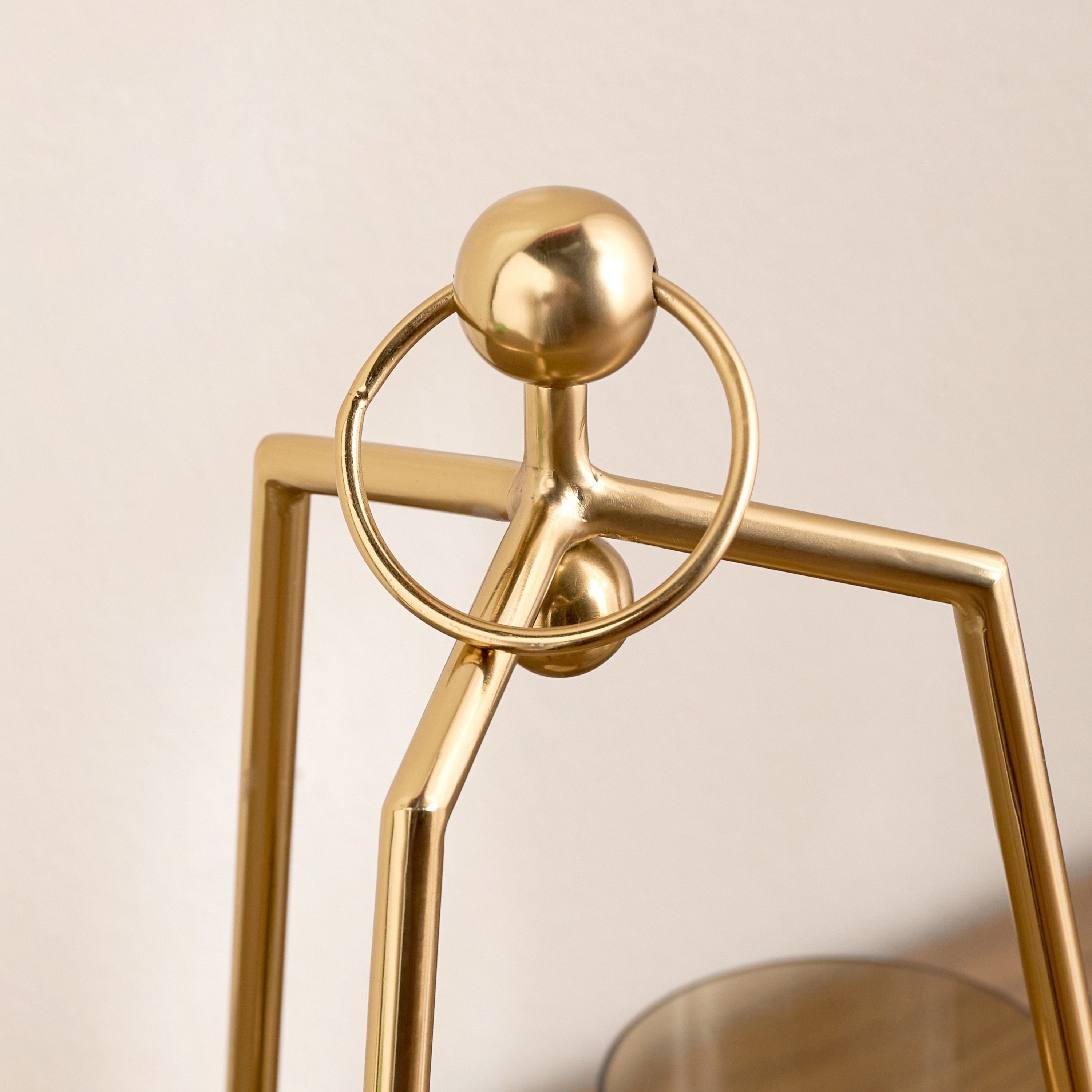 Meniko Luxe Metal Pillar Candleholder - 38 cm-household-decor-candleholdersandlanterns-image-5
