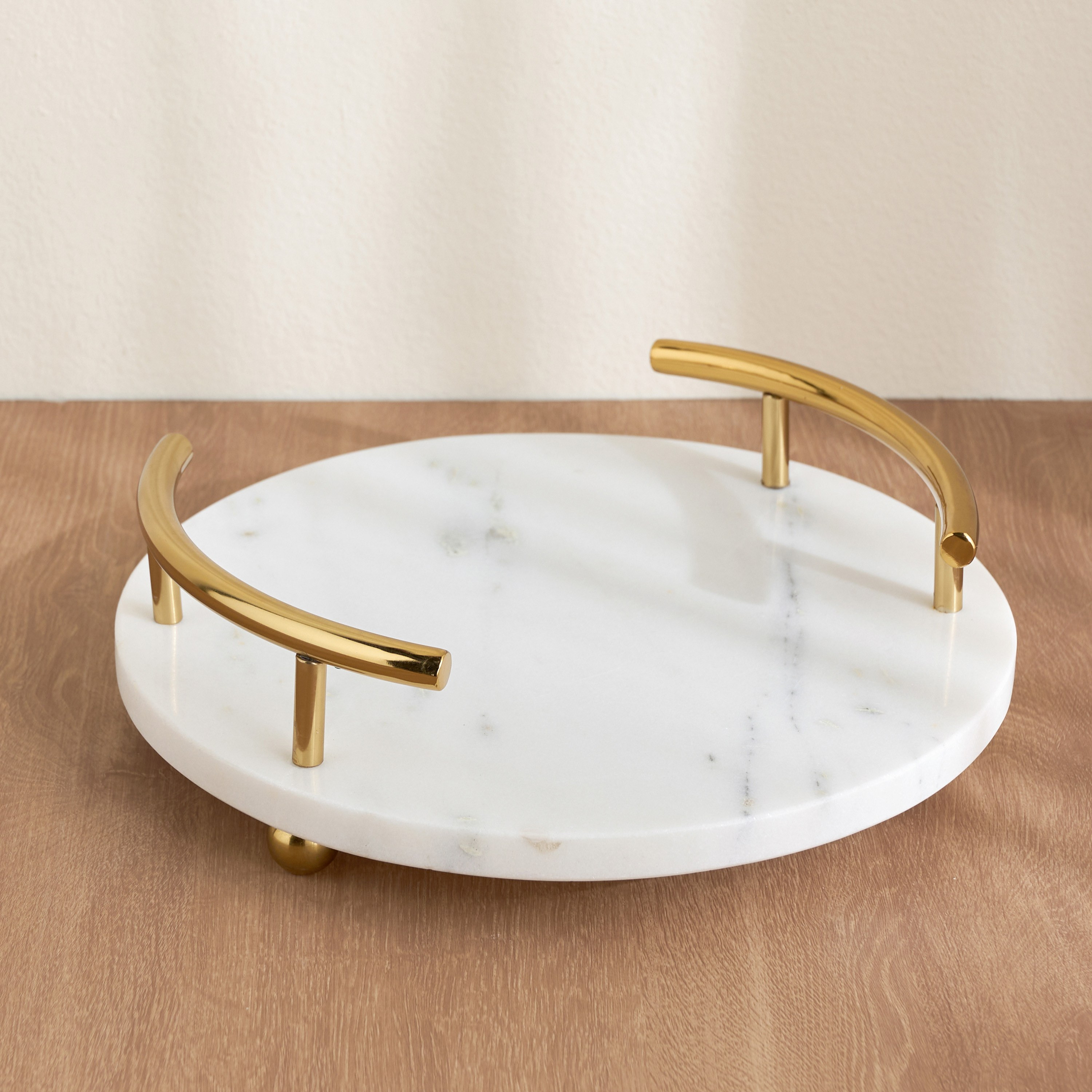 صينية ديكور من الرخام - لولو لاكروز - 29 سم-household-decor-boxesandtrays-image-1