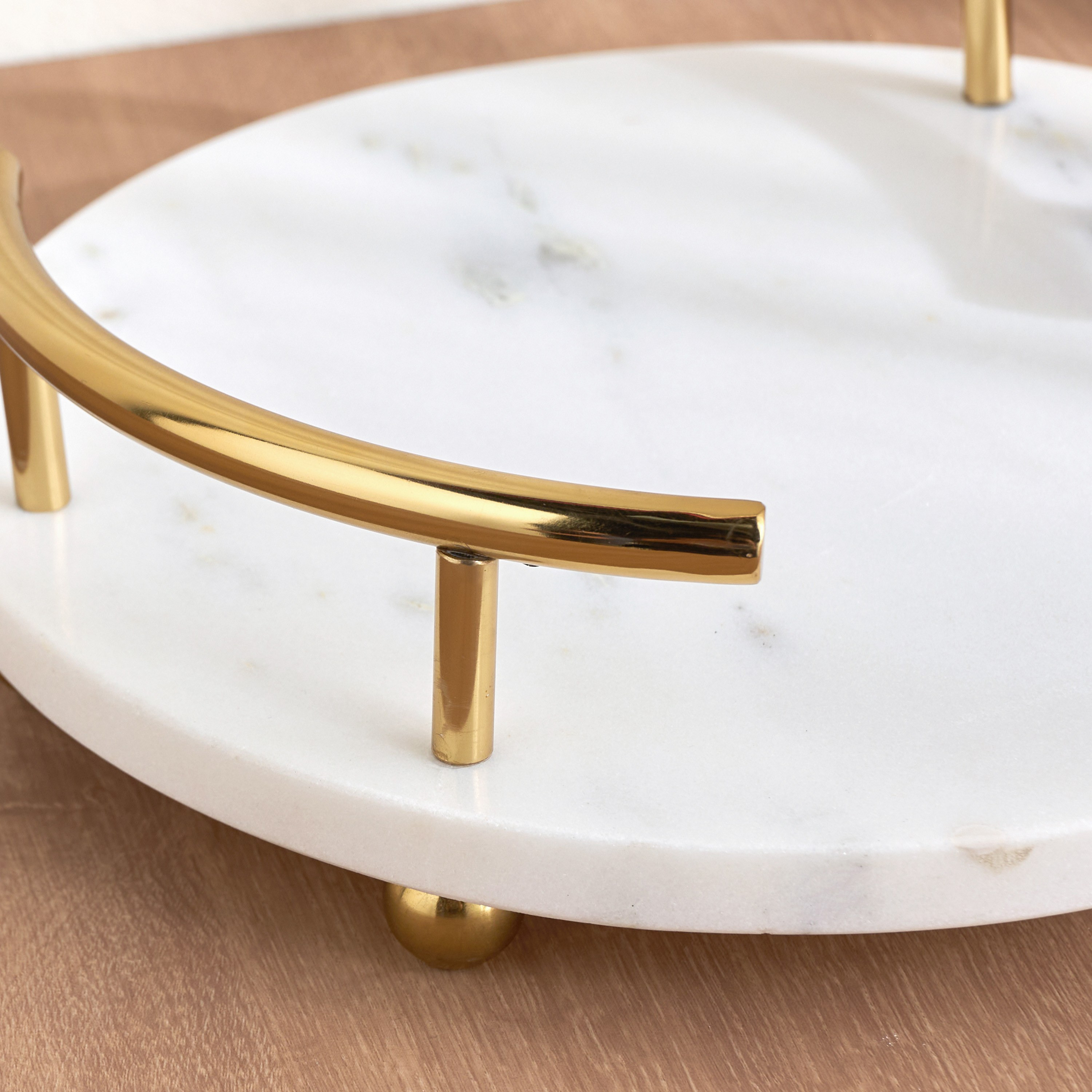 صينية ديكور من الرخام - لولو لاكروز - 29 سم-household-decor-boxesandtrays-image-2