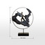 Nocturno Luxe Man on Ring Resin Decorative Accent - 36 cm-household-decor-decorativeobjectsandsculptures-image-5