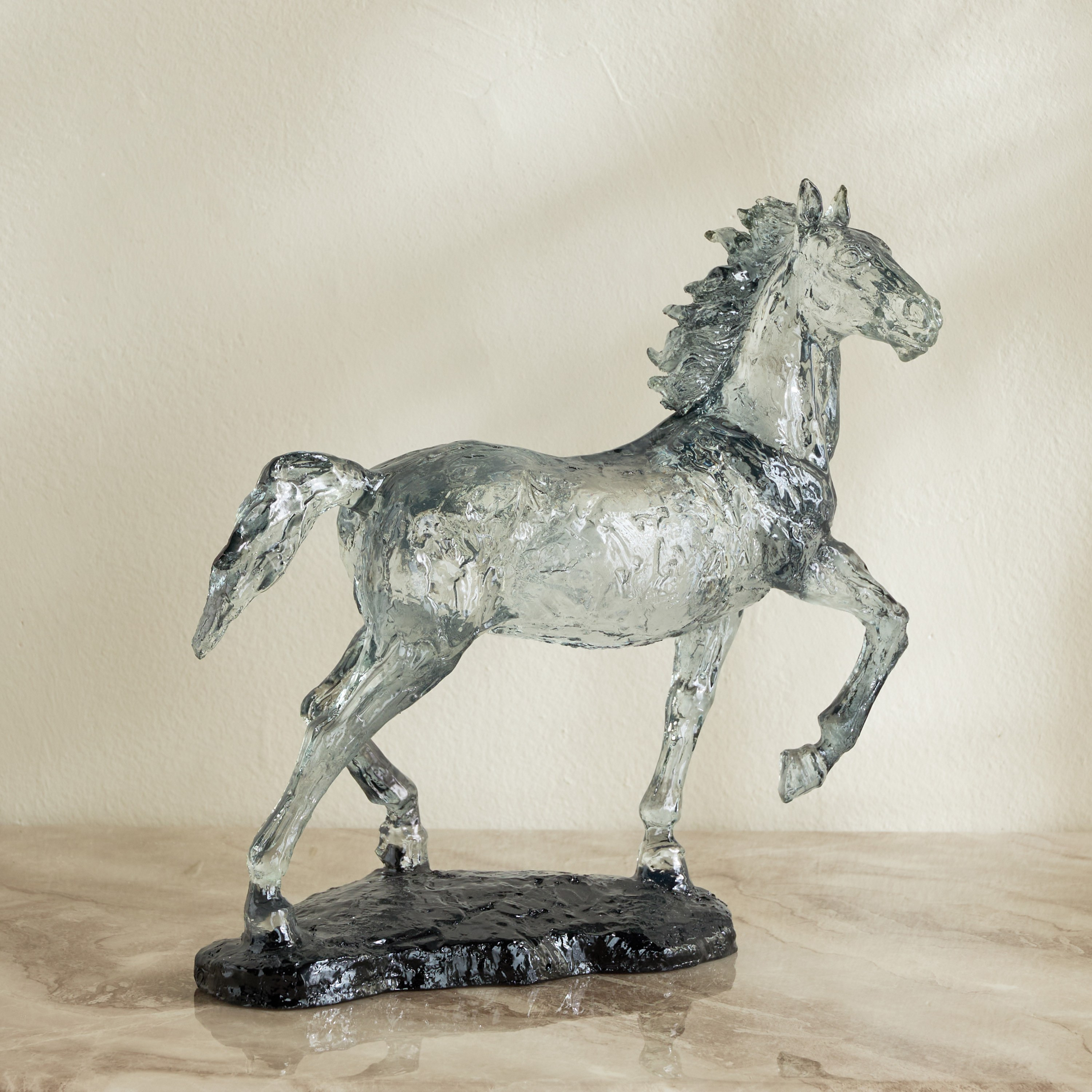 Noor Luxe Resin Stallion Horse Decorative Accent - 30 cm-household-decor-decorativeobjectsandsculptures-image-1