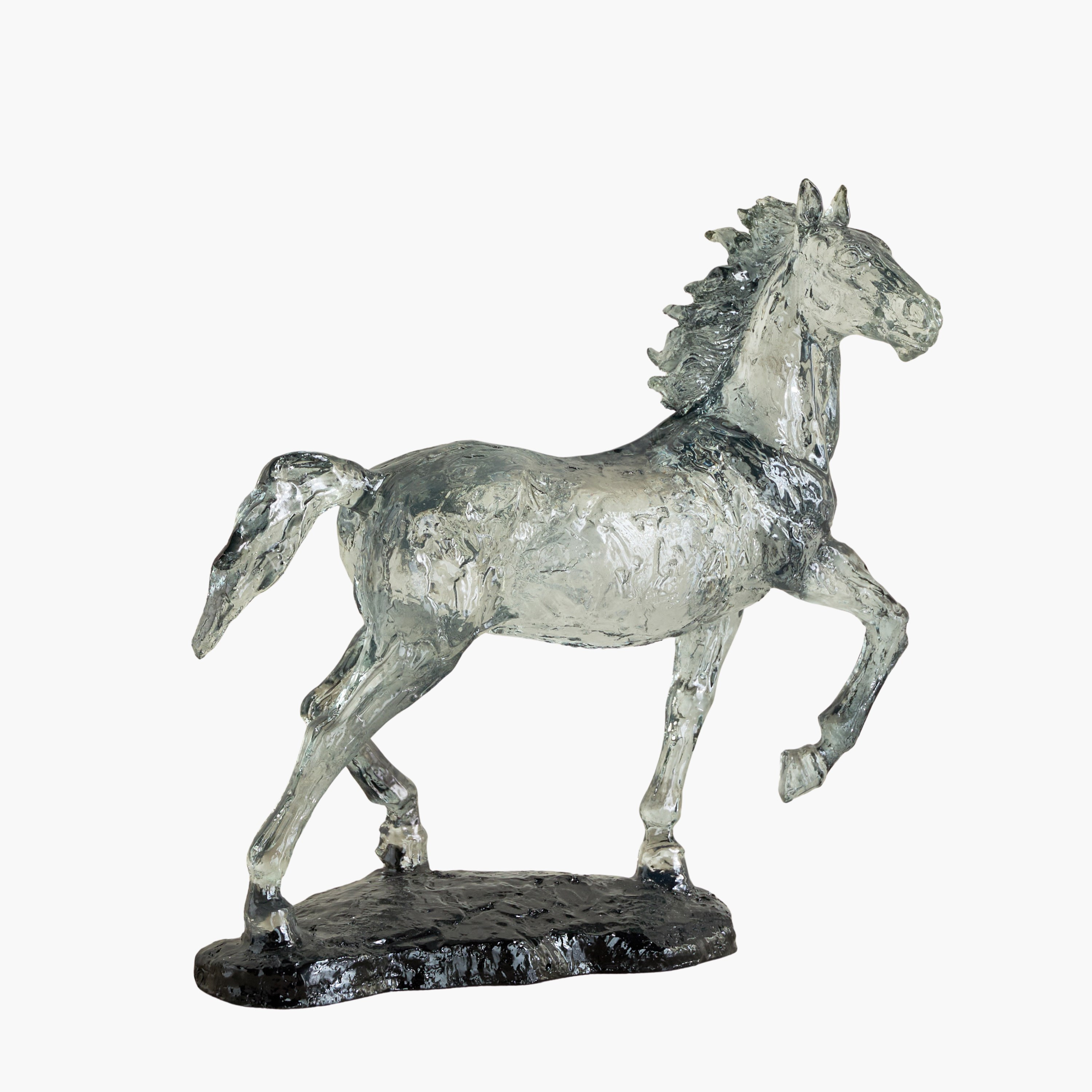 Noor Luxe Resin Stallion Horse Decorative Accent - 30 cm-household-decor-decorativeobjectsandsculptures-image-5