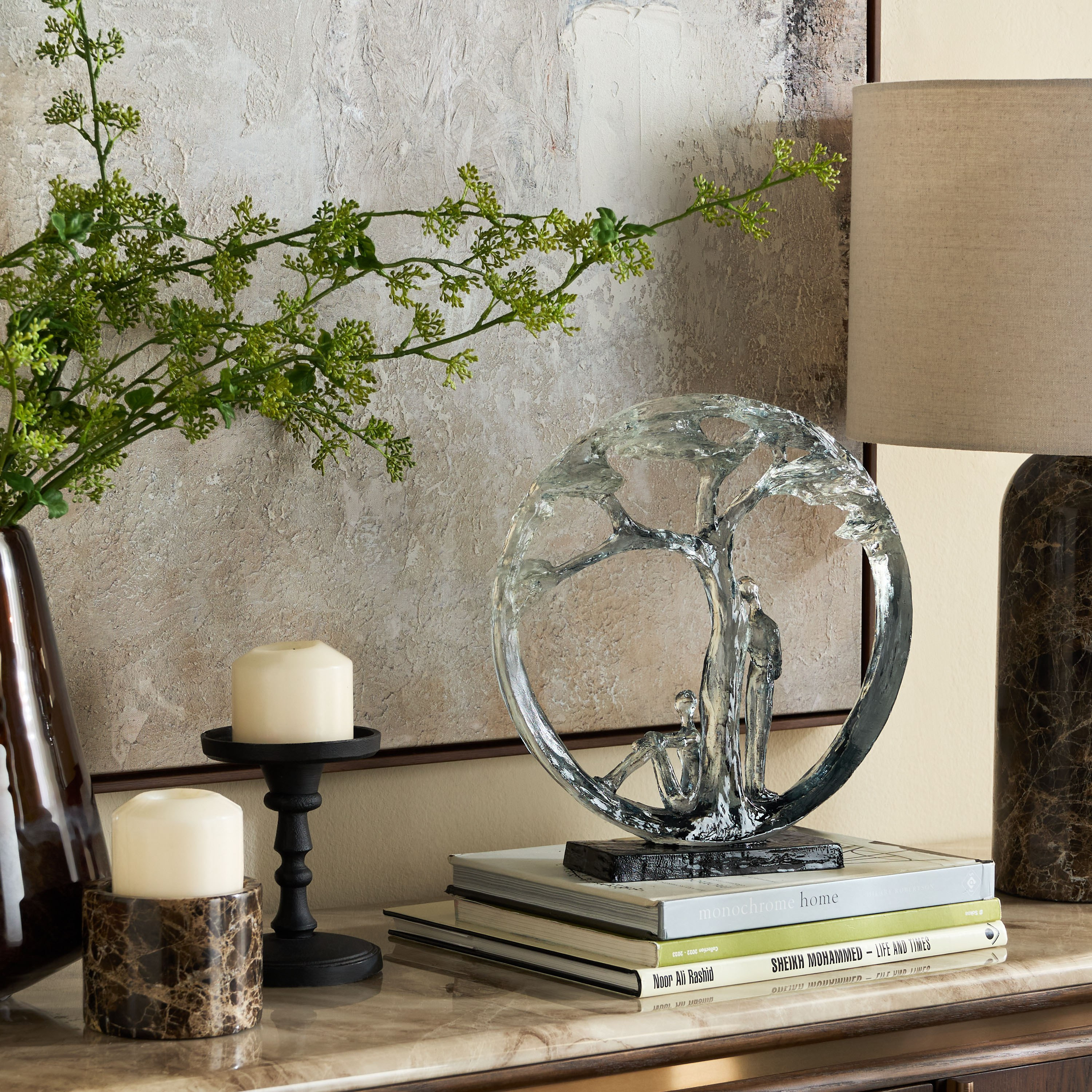 قطعة ديكور بتصميم شجرة - لوكس-household-decor-decorativeobjectsandsculptures-image-4