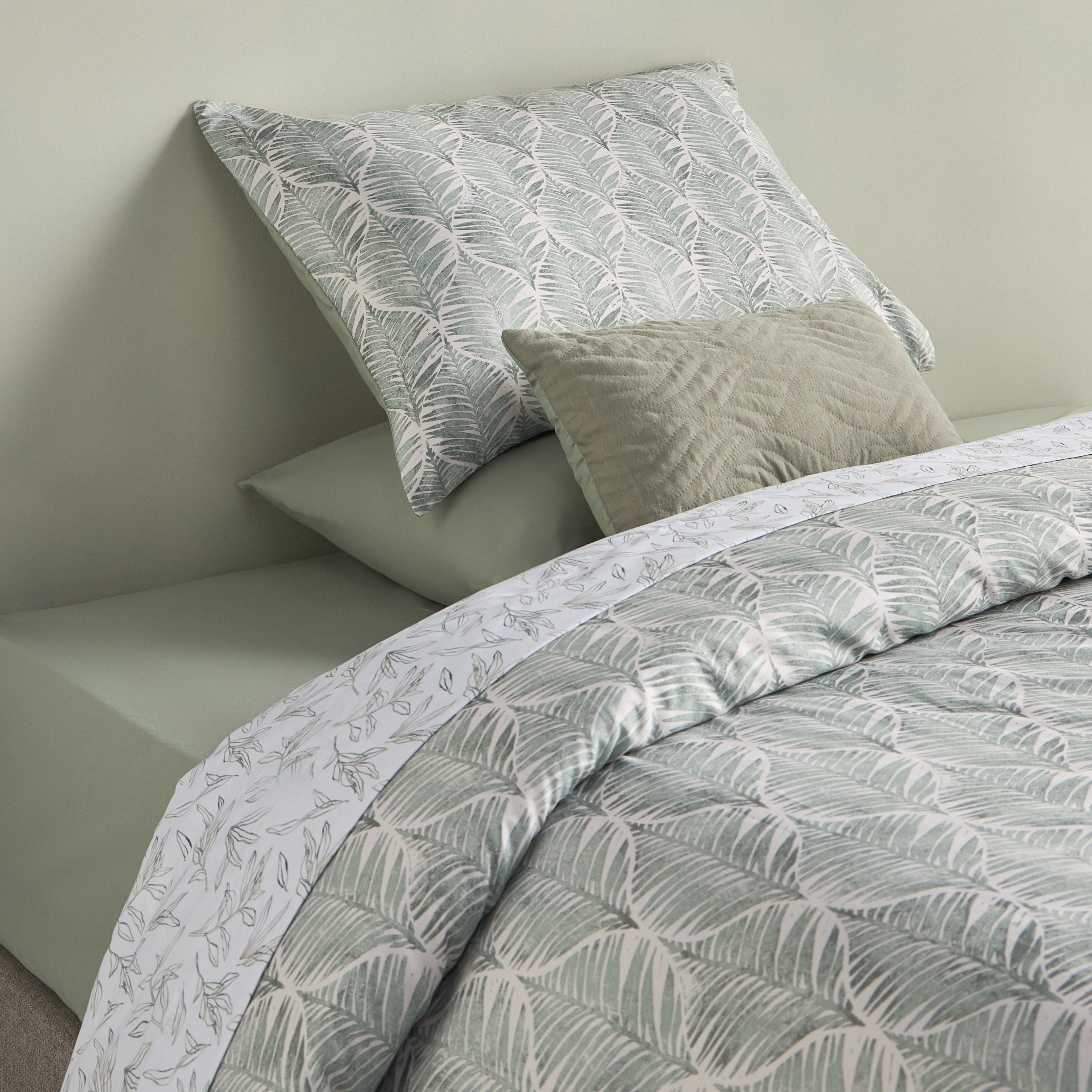 Verdant Elise Printed 6-Piece Full Comforter and Sheet Set - 160x240 cm-household-bedding-comfortersandbedspreads-bedinabag-image-1