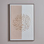 لوحة جدارية زيتية كانفاس مؤطرة شهادة التوحيد - 80x120 سم-household-walldecorandmirrors-wallart-image-3