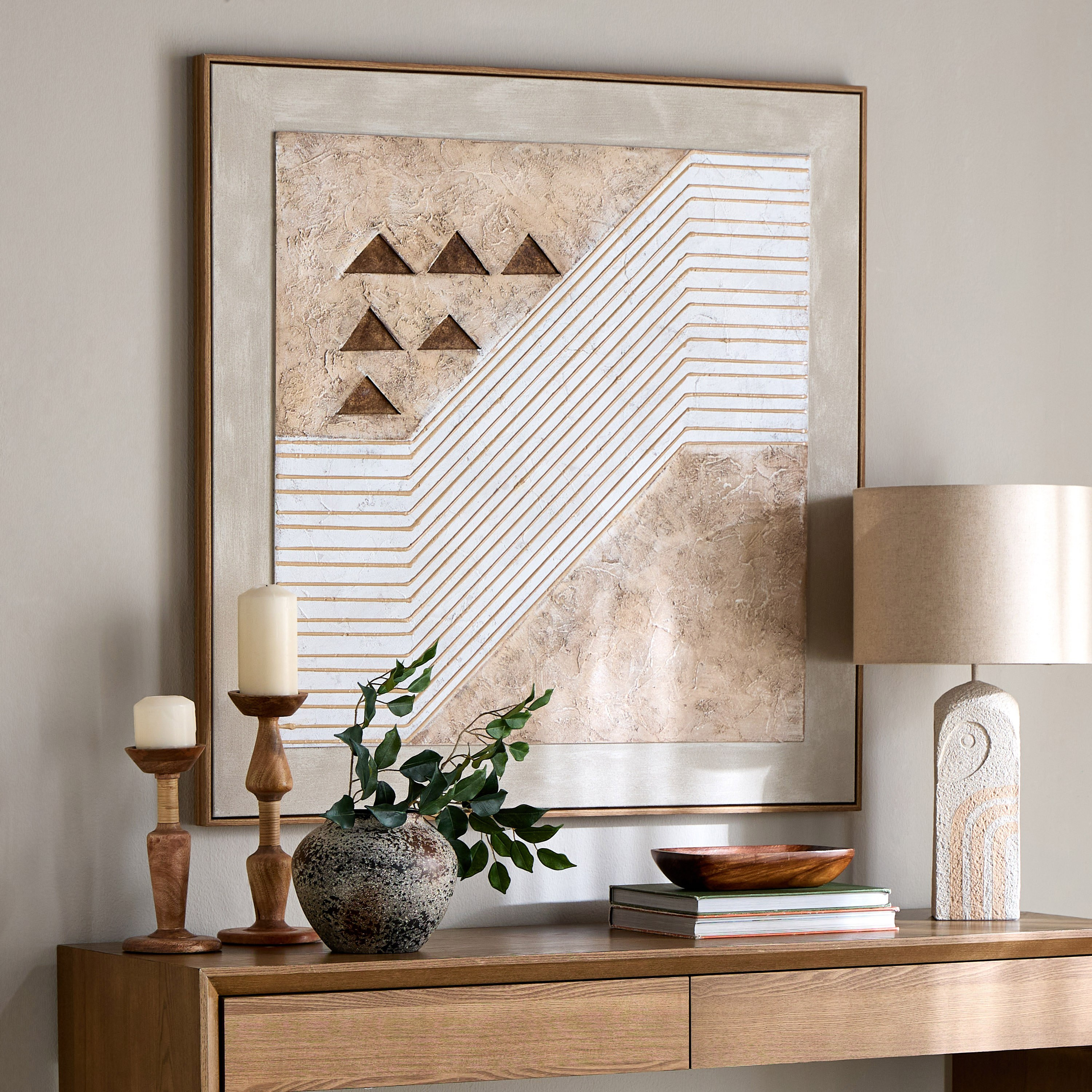 لوحة جدارية كانفاس مؤطرة - باست فيوتشر هبة - 100x100 سم-household-walldecorandmirrors-wallart-image-3