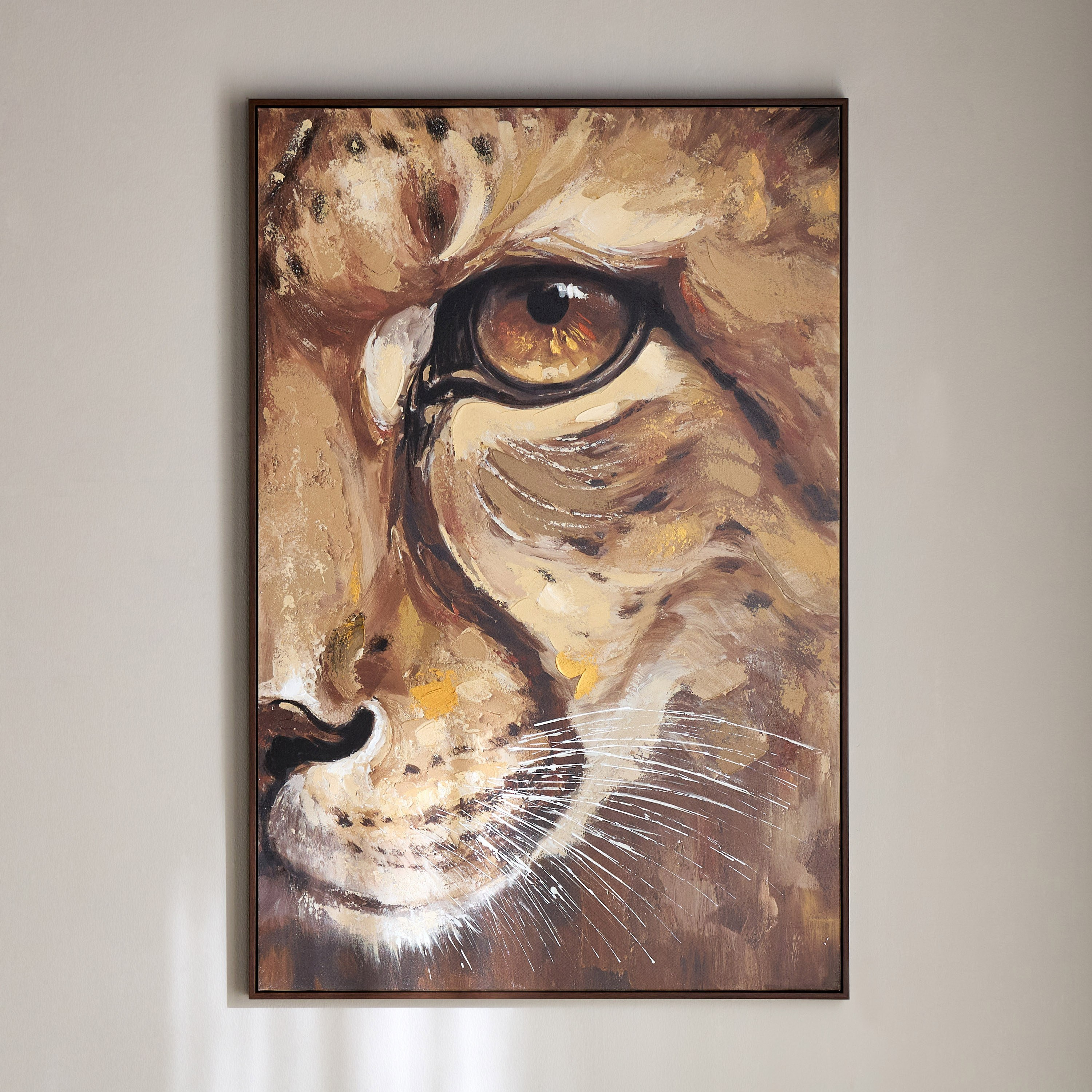 لوحة جدارية زيتية كانفاس مؤطرة - حنان - 80x120 سم-household-walldecorandmirrors-wallart-image-1