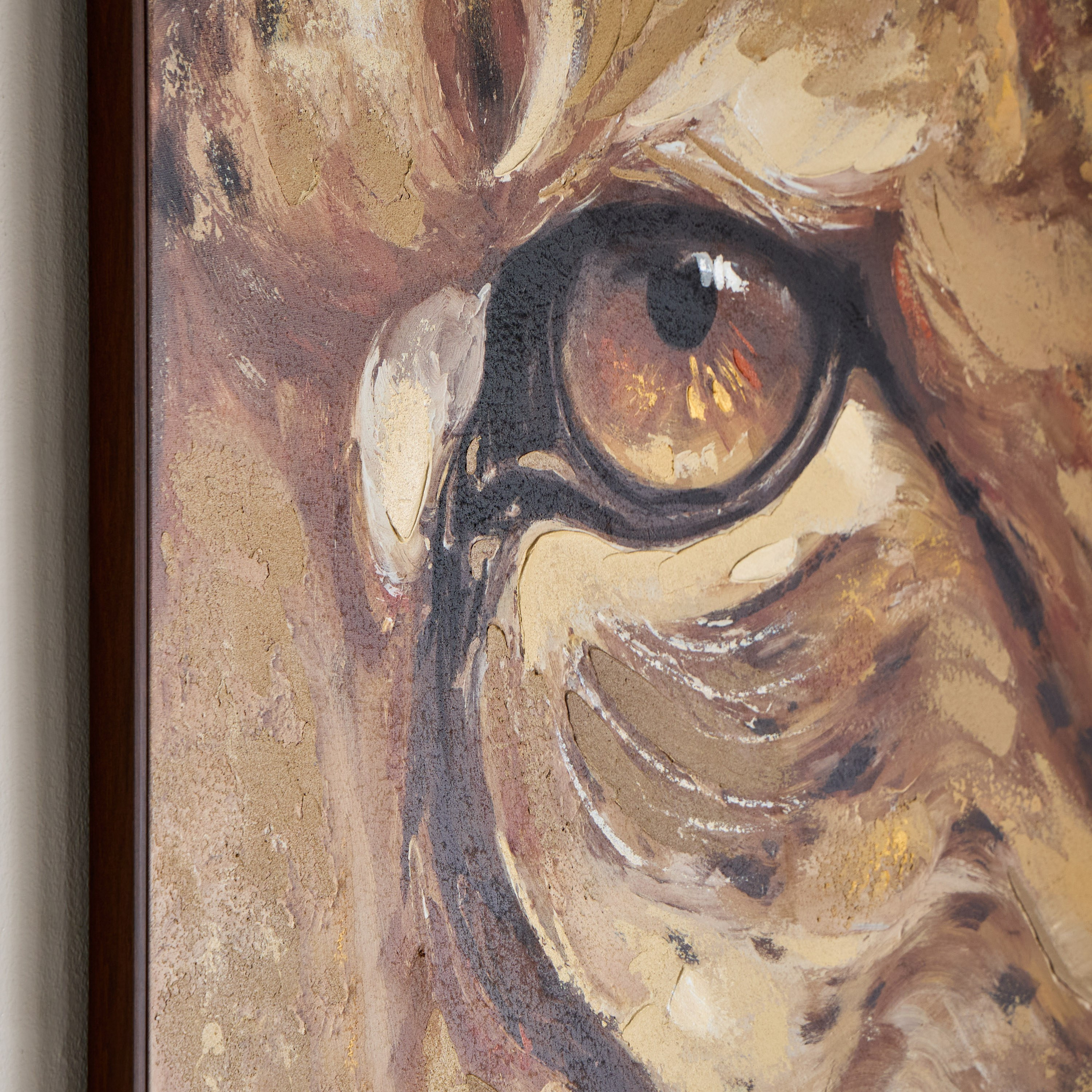 لوحة جدارية زيتية كانفاس مؤطرة - حنان - 80x120 سم-household-walldecorandmirrors-wallart-image-2
