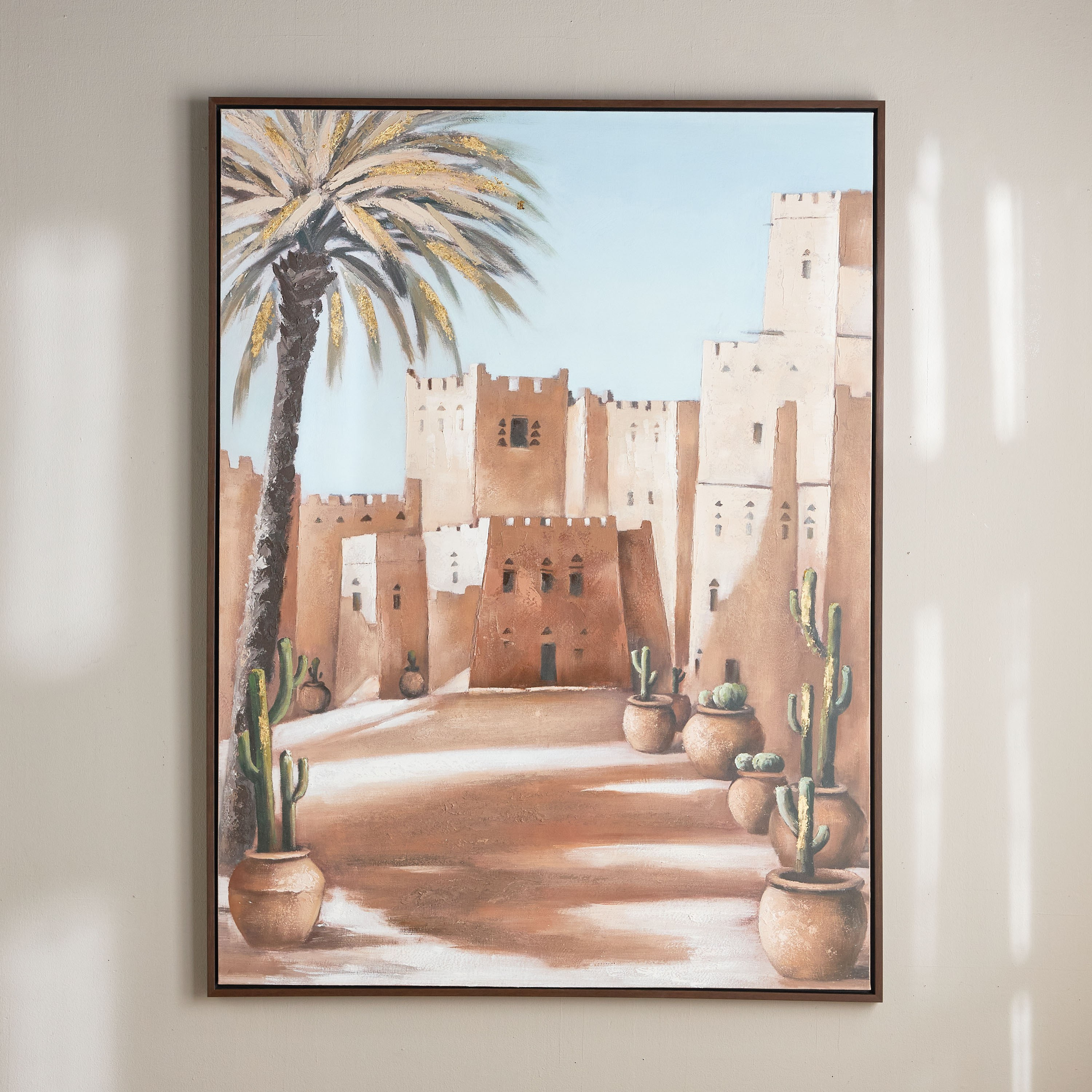 لوحة جدارية كانفاس مؤطرة باست فيوتشر جانا - 150x200 سم-household-walldecorandmirrors-wallart-image-4