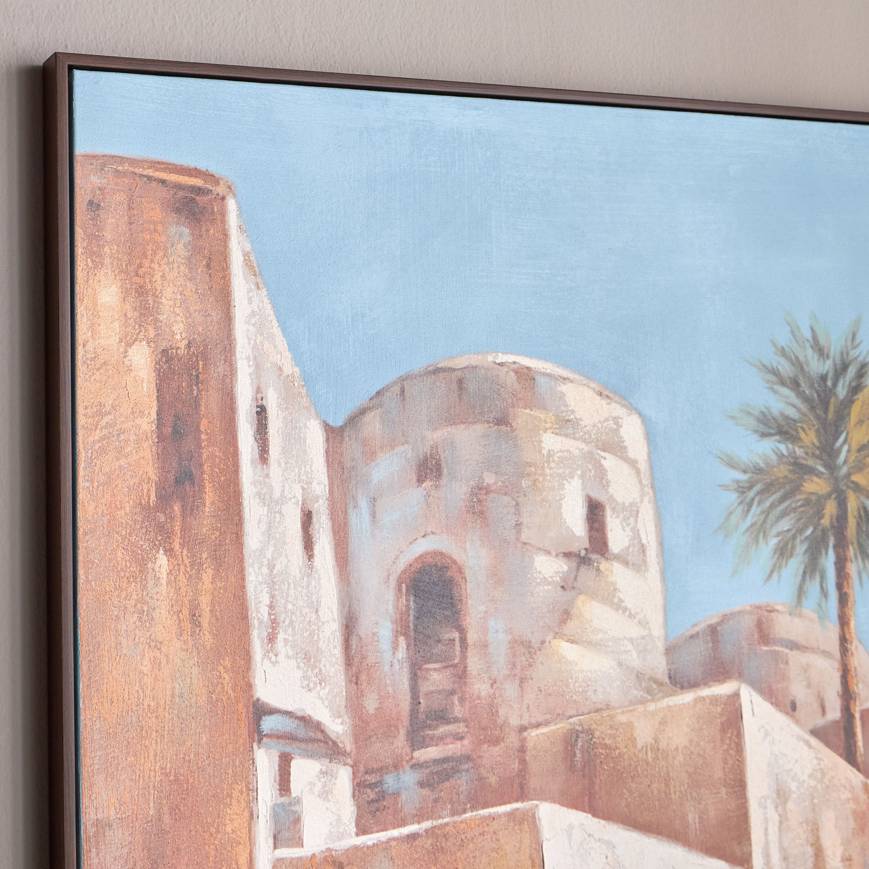 لوحة جدارية كانفاس مؤطرة باست فيوتشر ألماس - 100x100 سم-household-walldecorandmirrors-wallart-image-2