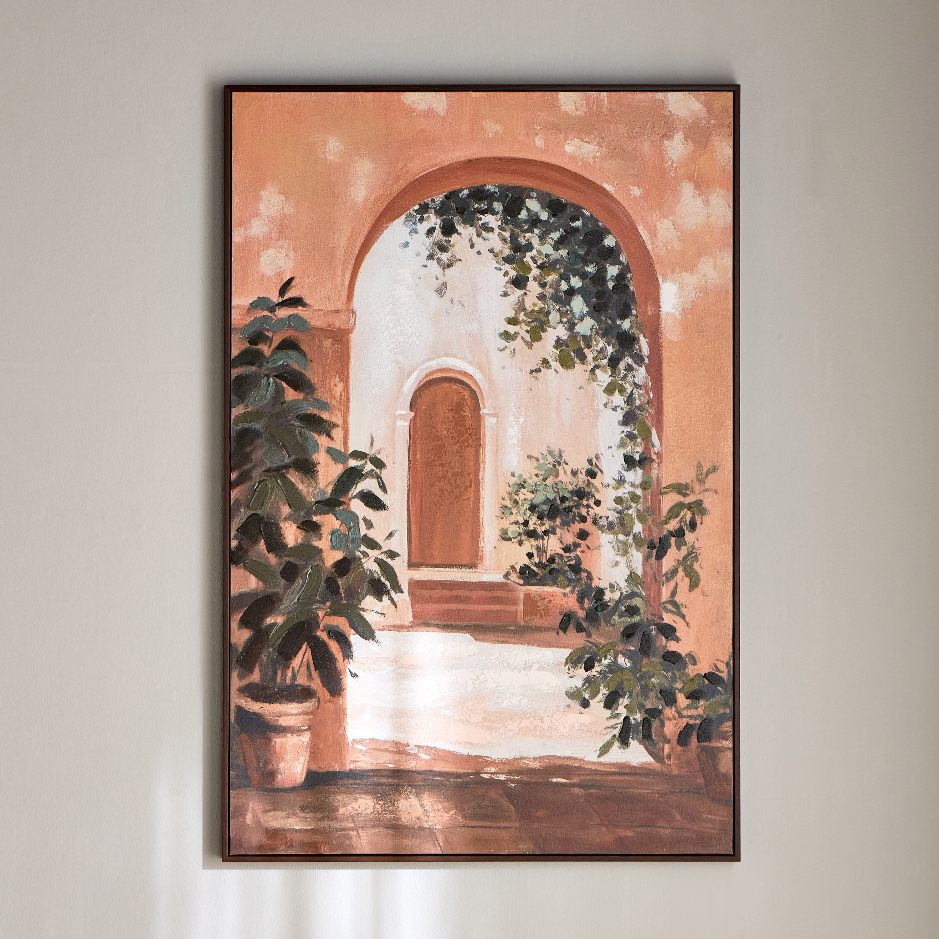 لوحة جدارية زيتية كانفاس مؤطرة - ليلى - 80x120 سم-household-walldecorandmirrors-wallart-image-1