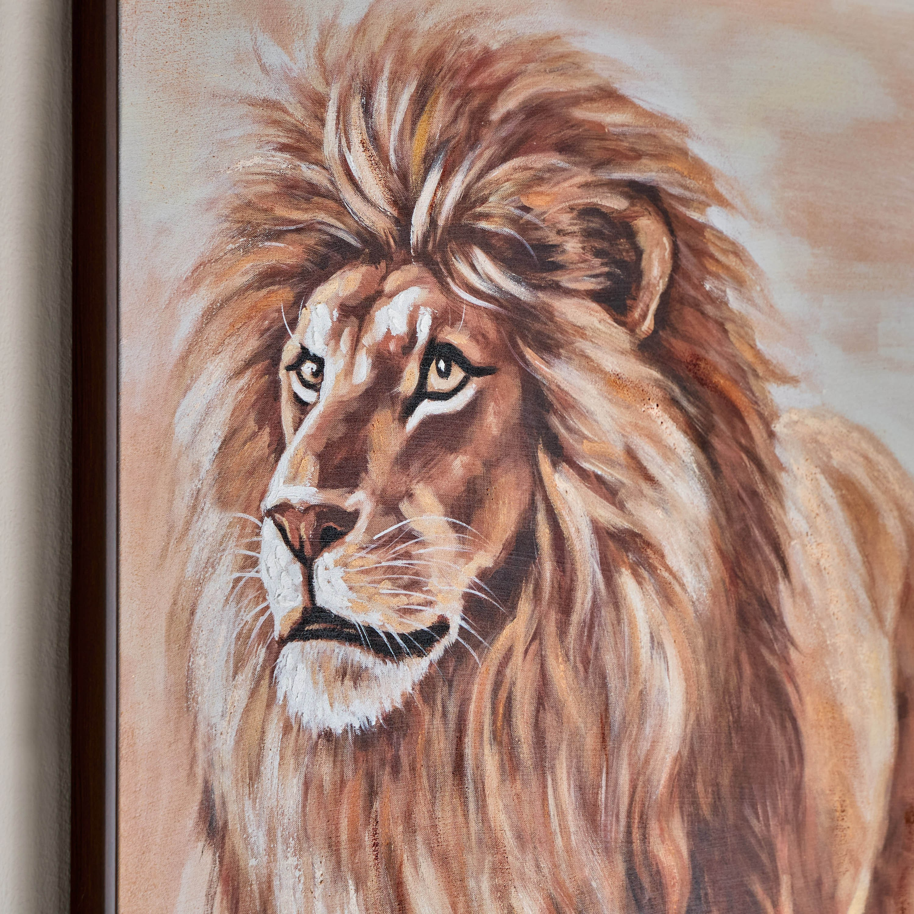 لوحة جدارية زيتية كانفاس مؤطرة - عفراء - 80x120 سم-household-walldecorandmirrors-wallart-image-2
