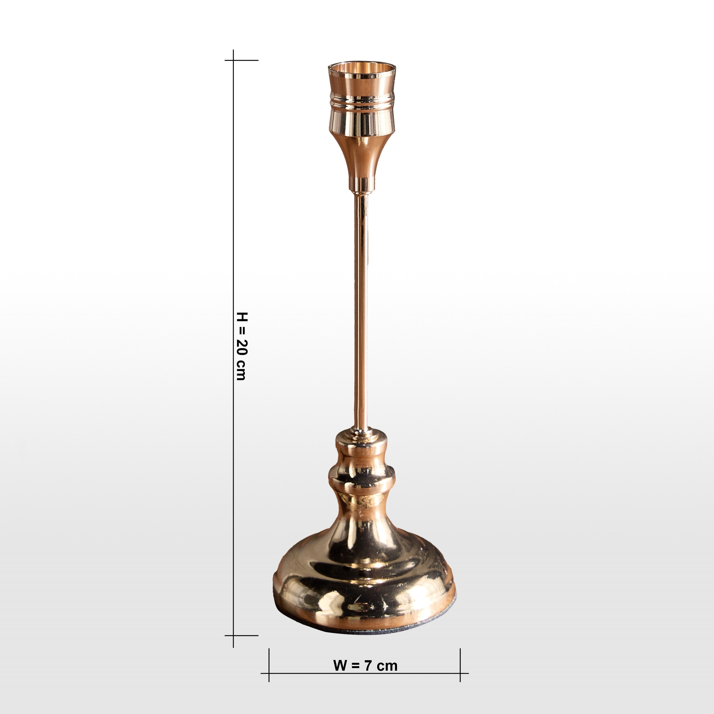 Metal Taper Candleholder - 20 cm-household-decor-candleholdersandlanterns-image-6