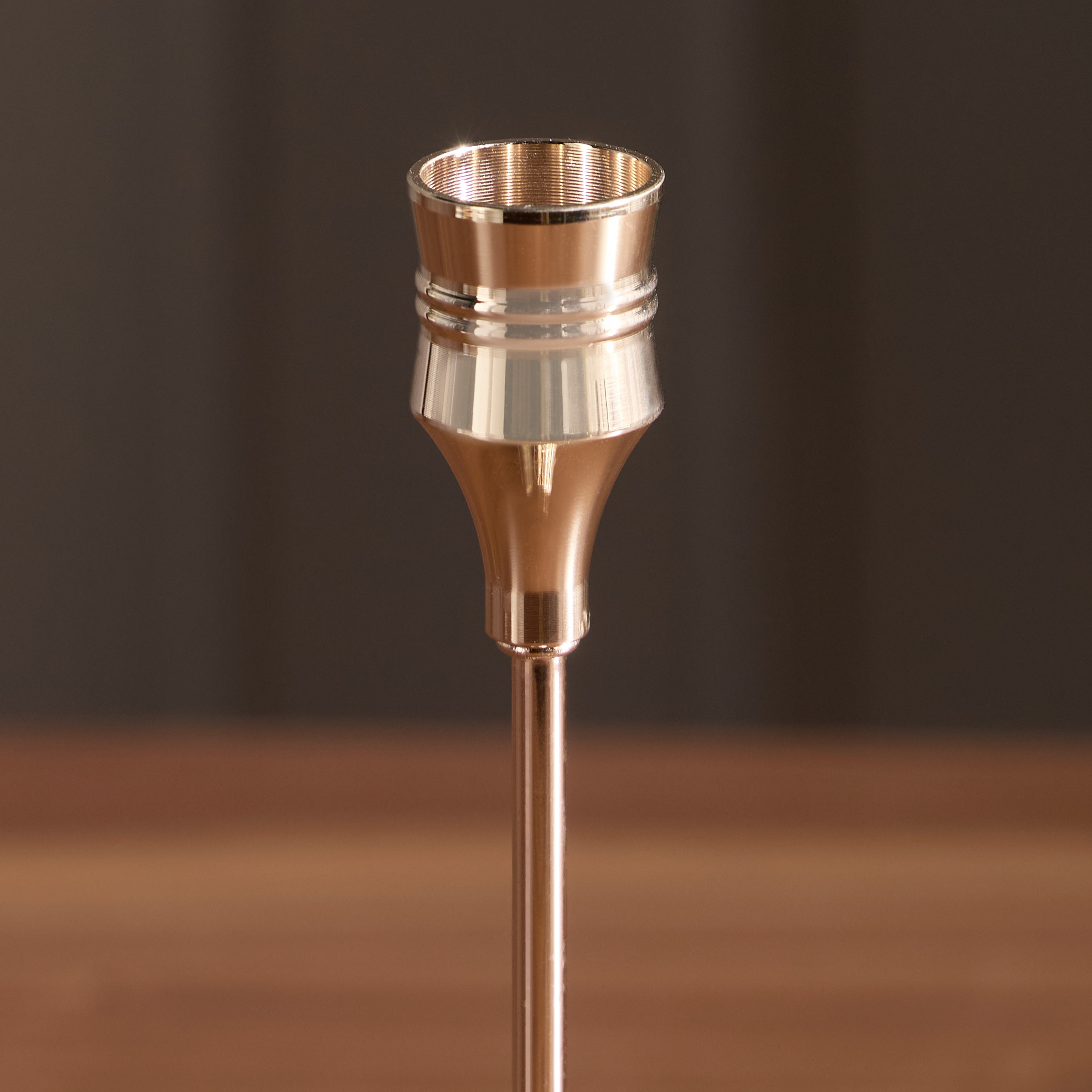 حامل شموع رفيعة معدن - 24 سم-household-decor-candleholdersandlanterns-image-4