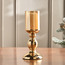 حامل شموع معدن - شيمر ميست - 28 سم-household-decor-candleholdersandlanterns-image-5