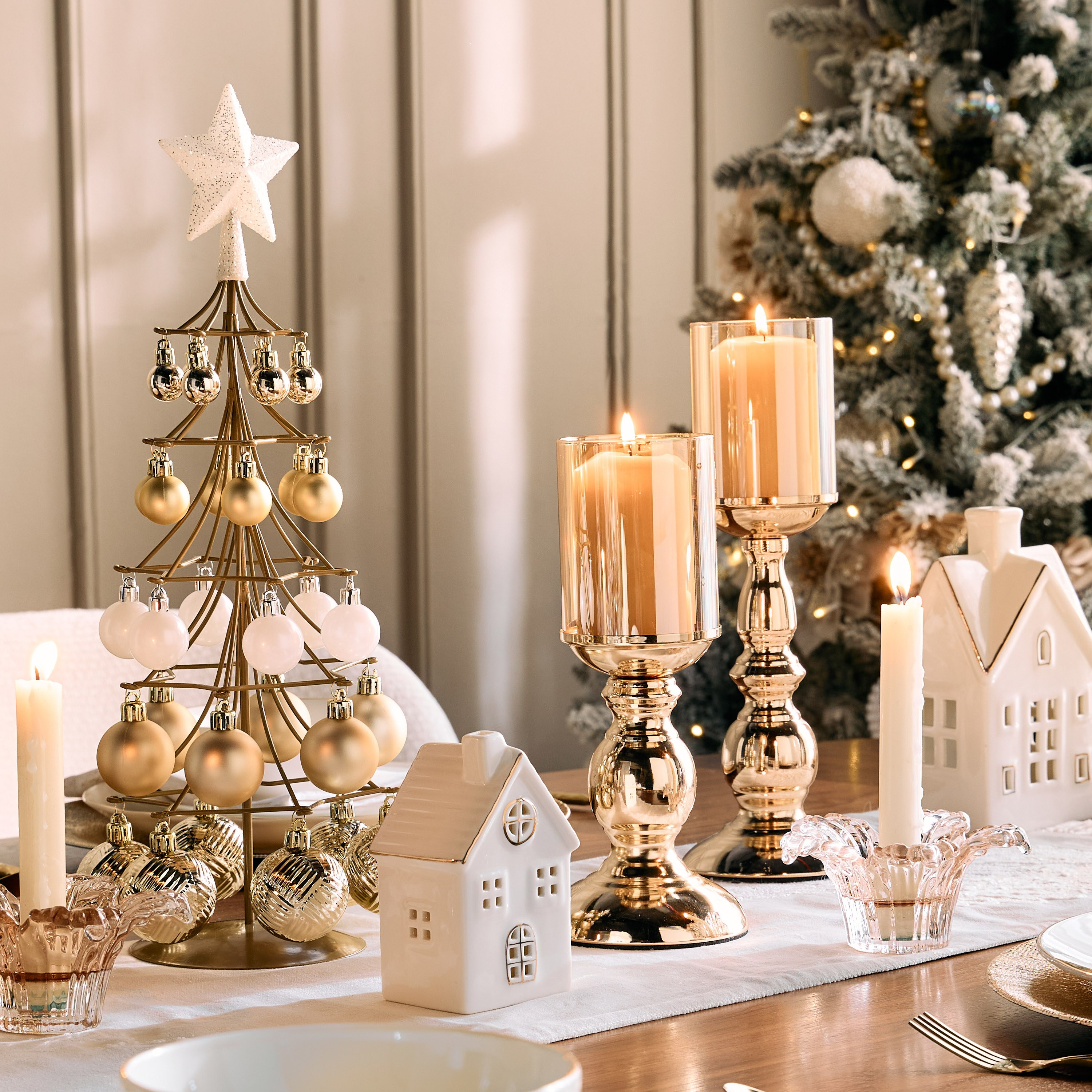 حامل شموع فوتيف معدن - شيمر ميست - 35 سم-household-decor-candleholdersandlanterns-image-4