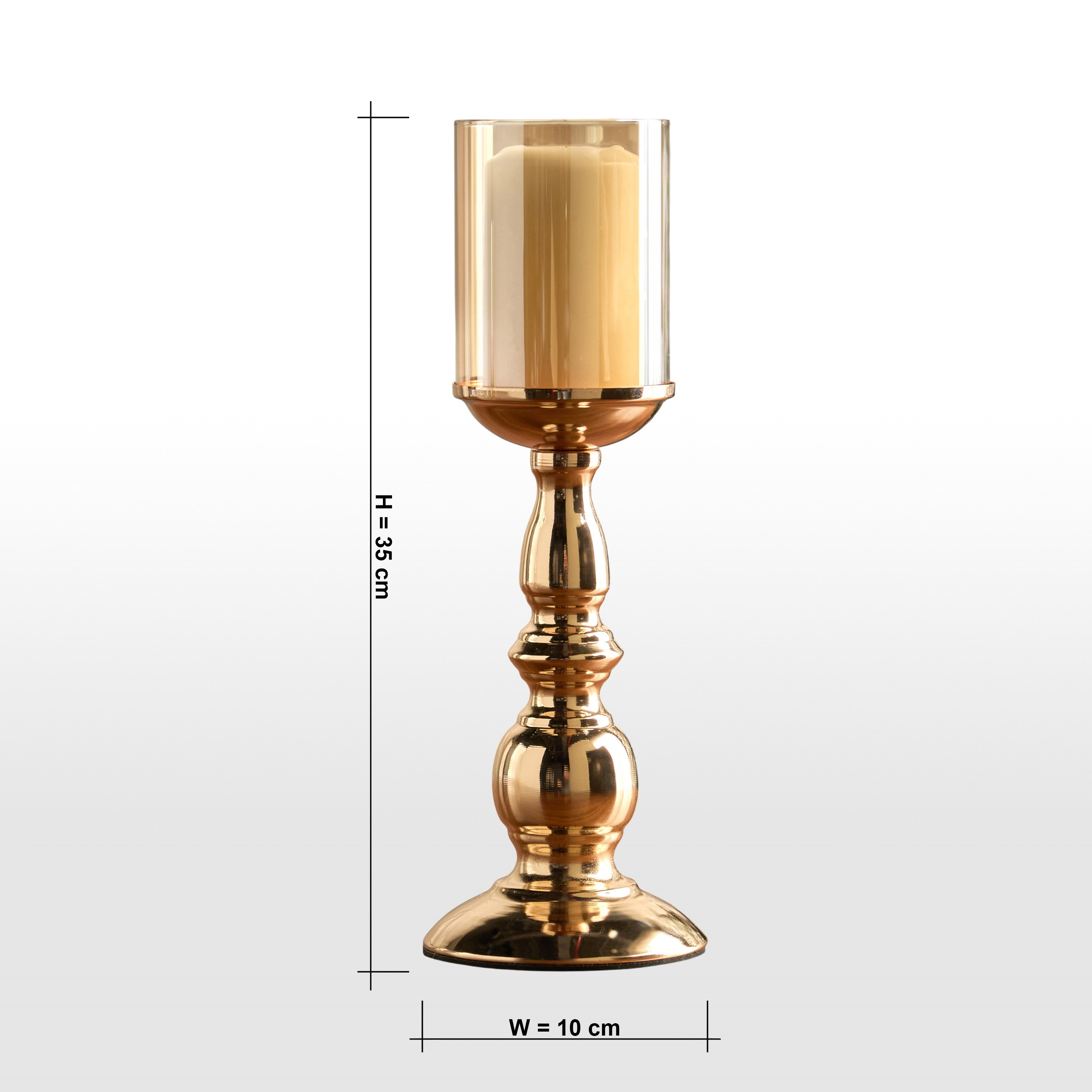 حامل شموع فوتيف معدن - شيمر ميست - 35 سم-household-decor-candleholdersandlanterns-image-5