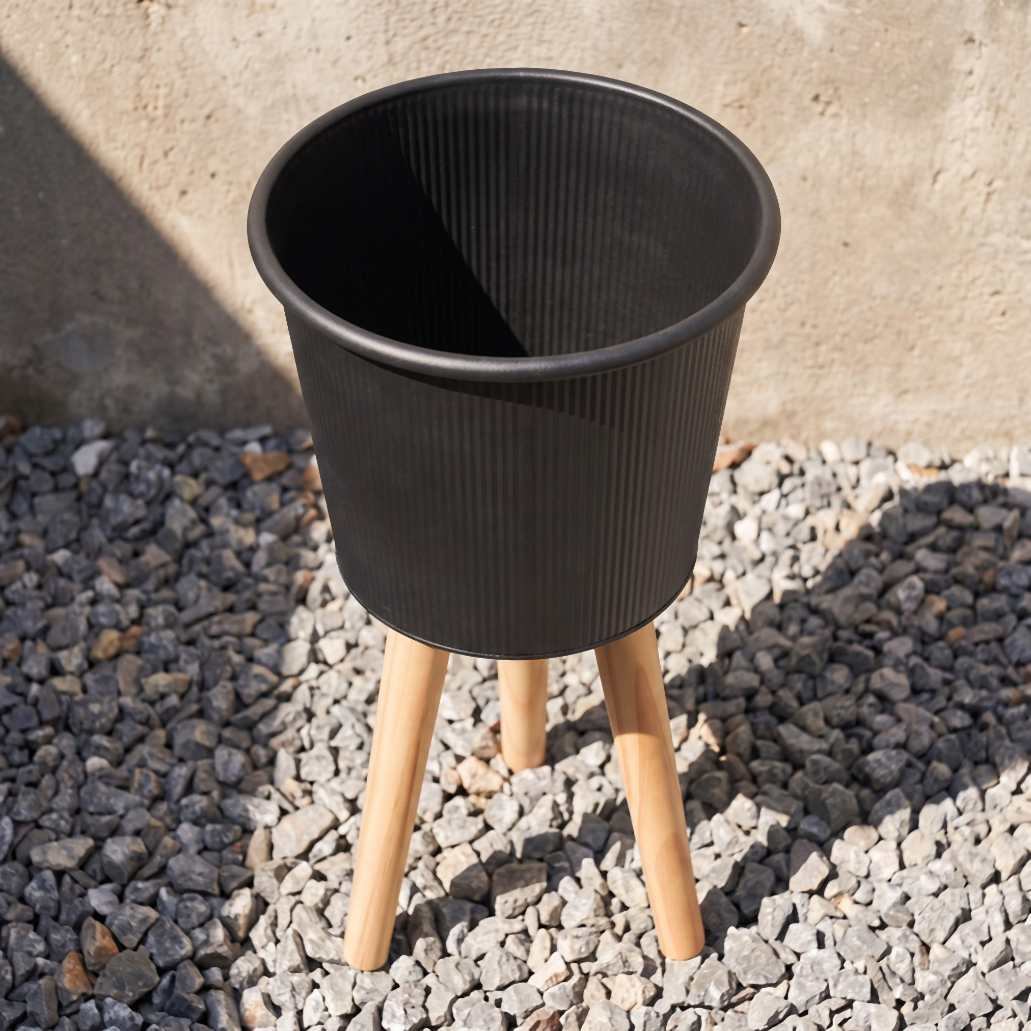 إناء زرع معدن - أريف - 43 سم-household-gardenandoutdoor-trellisandstands-plantstands-image-2