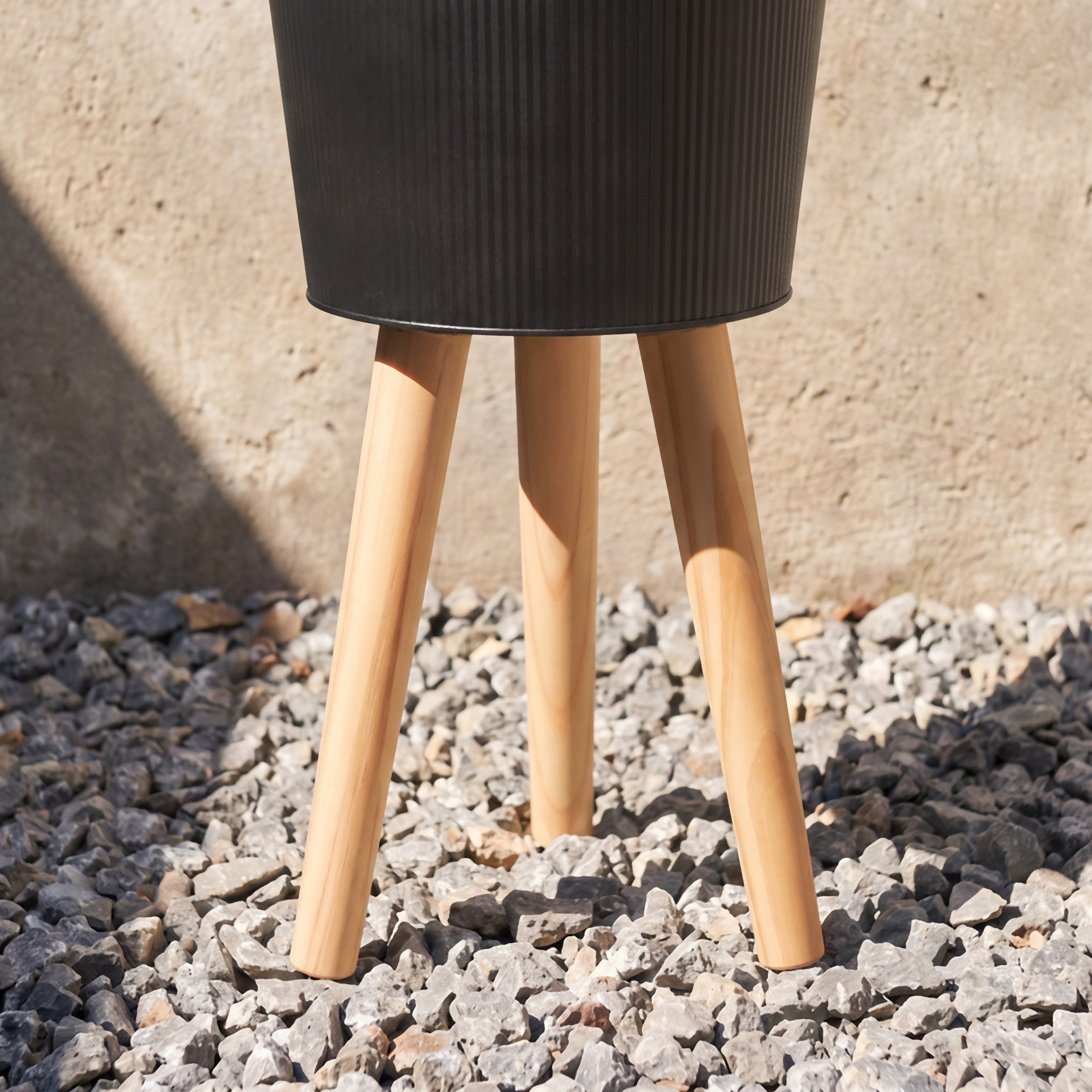إناء زرع معدن - أريف - 43 سم-household-gardenandoutdoor-trellisandstands-plantstands-image-3