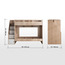 سرير مقاس توين بطابقين ومساحة تخزين - داكوتا - 90x200 سم-kids-kidsbeds-bunkandloftbeds-image-1