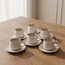 طقم فناجين وصحون بورسلين من 12 قطعة - 100 مل - يخدم 6 أفراد-household-dining-teaandcoffee-teaandcoffeesets-image-3