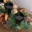 حامل شموع بتصميم أوراق الشجر الأنيق - شيمر ميست - 30x71 سم-household-christmas-decorandtableware-decoraccessories-image-2