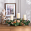 حامل شموع بتصميم أوراق الشجر الأنيق - شيمر ميست - 30x71 سم-household-christmas-decorandtableware-decoraccessories-image-1
