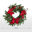 Traditional Poinsettia Wreath - 51 cm-household-christmas-wreathsgarlandsandflowers-wreaths-image-4