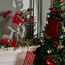 Poinsettia Garland - 183 cm-household-christmas-wreathsgarlandsandflowers-garlands-image-3