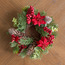 Poinsettia Wreath  - 17.5 cm-household-christmas-wreathsgarlandsandflowers-wreaths-image-3