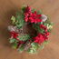 Poinsettia Wreath  - 17.5 cm-household-christmas-wreathsgarlandsandflowers-wreaths-image-6