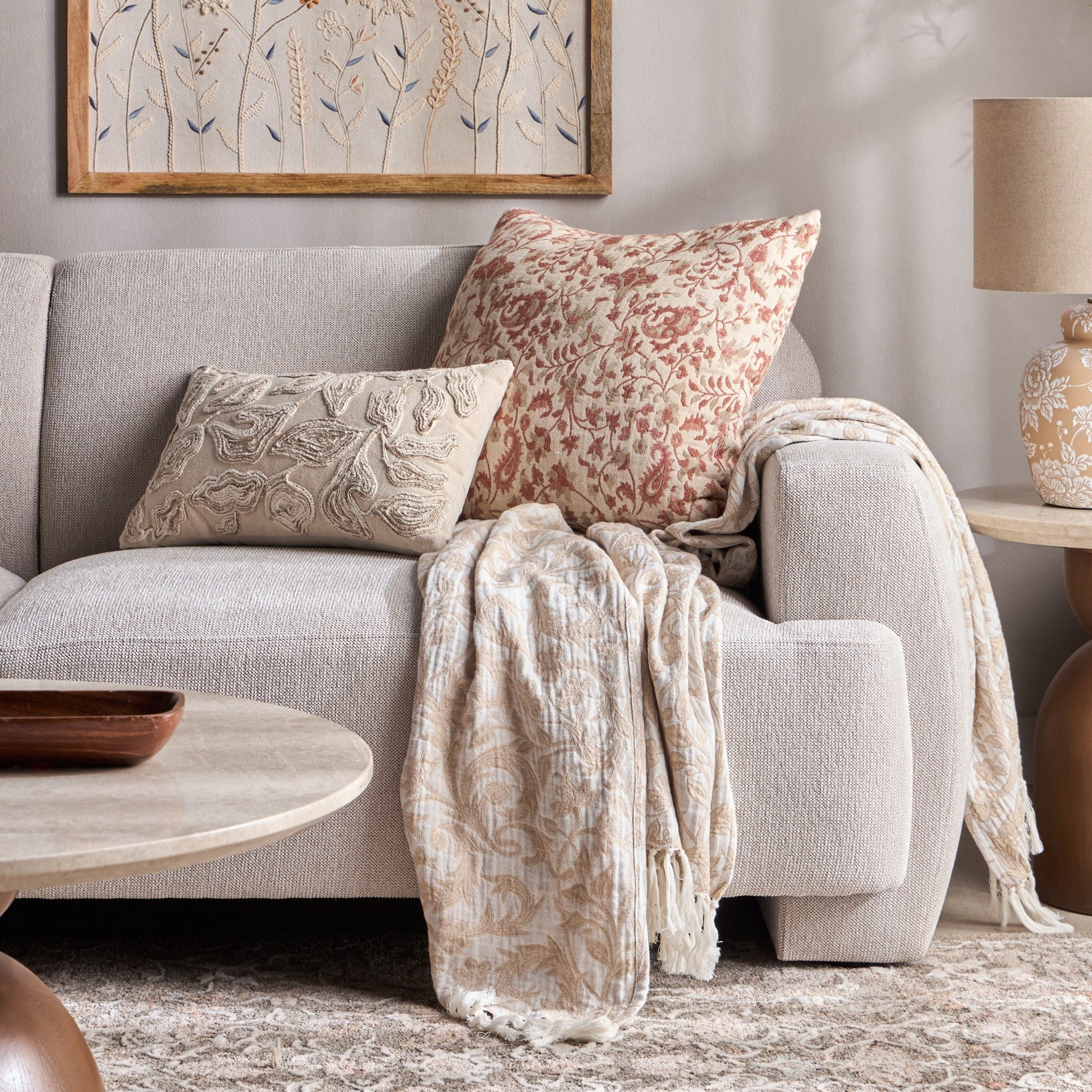 Rowan Cotton Throw - 130x170 cm-household-cushionsandthrows-throwsandblankets-throws-image-4
