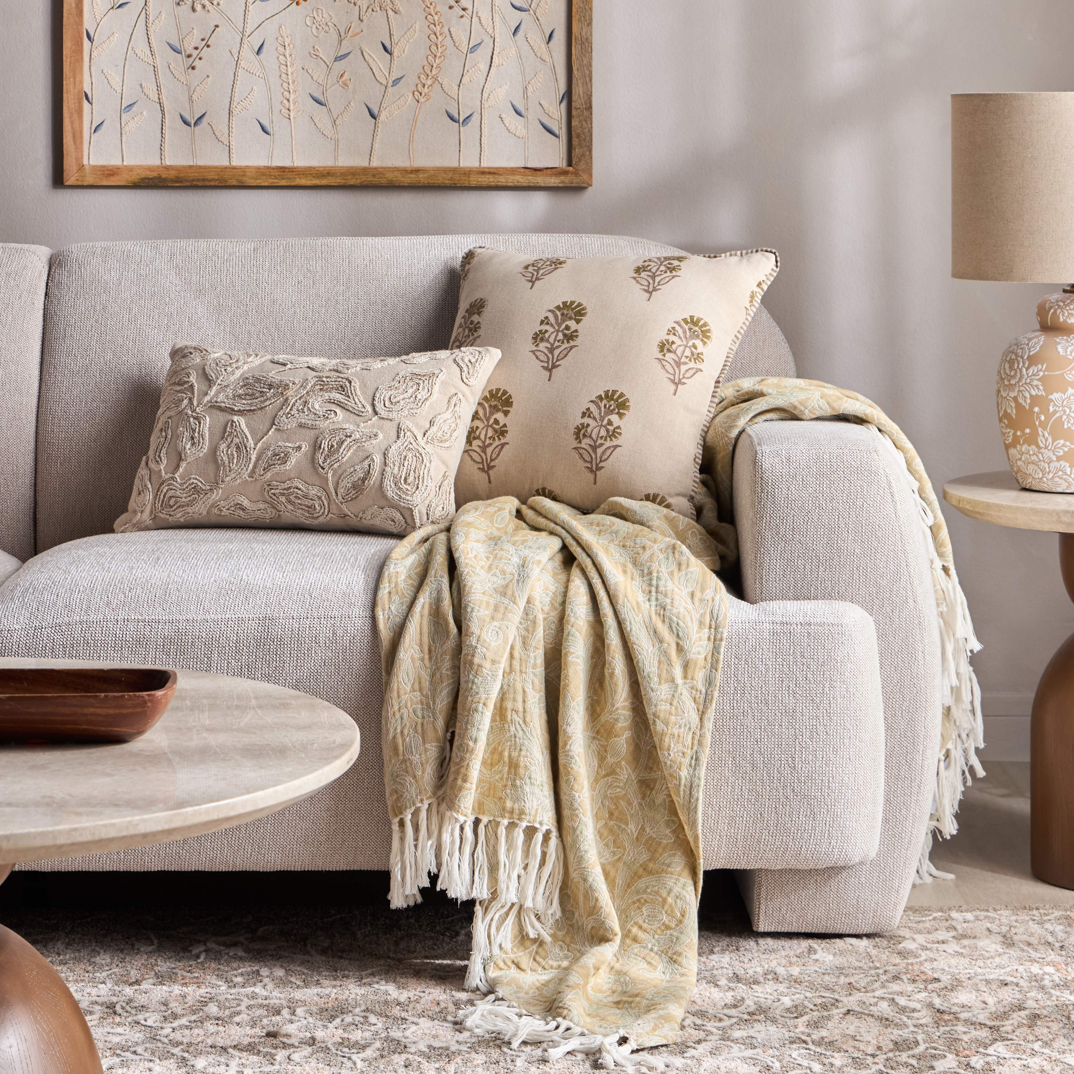 Rowan Cotton Throw - 130x170 cm-household-cushionsandthrows-throwsandblankets-throws-image-4