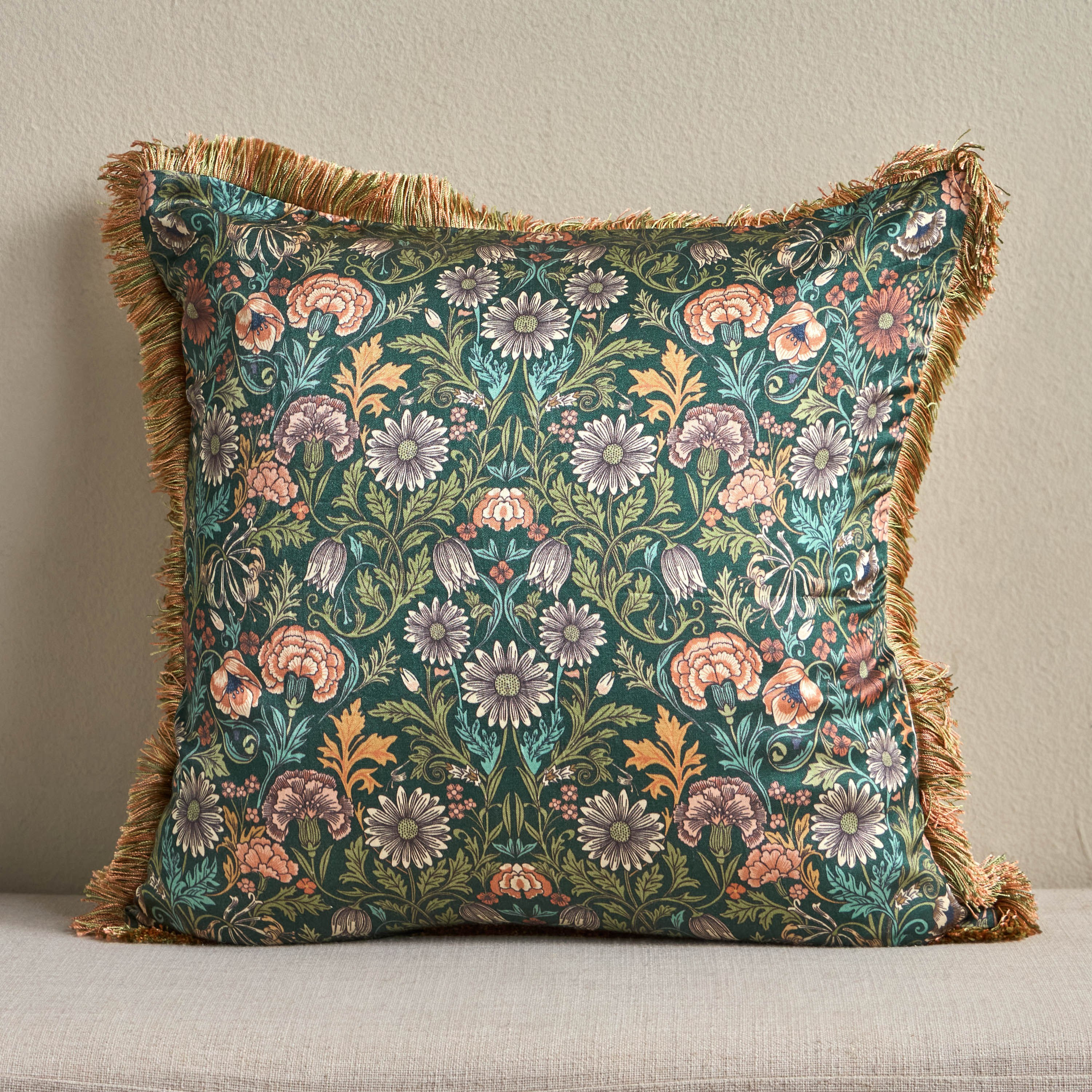 Meadows Garden Printed Cushion Cover - 50x50 cm-household-cushionsandthrows-cushioncovers-image-1