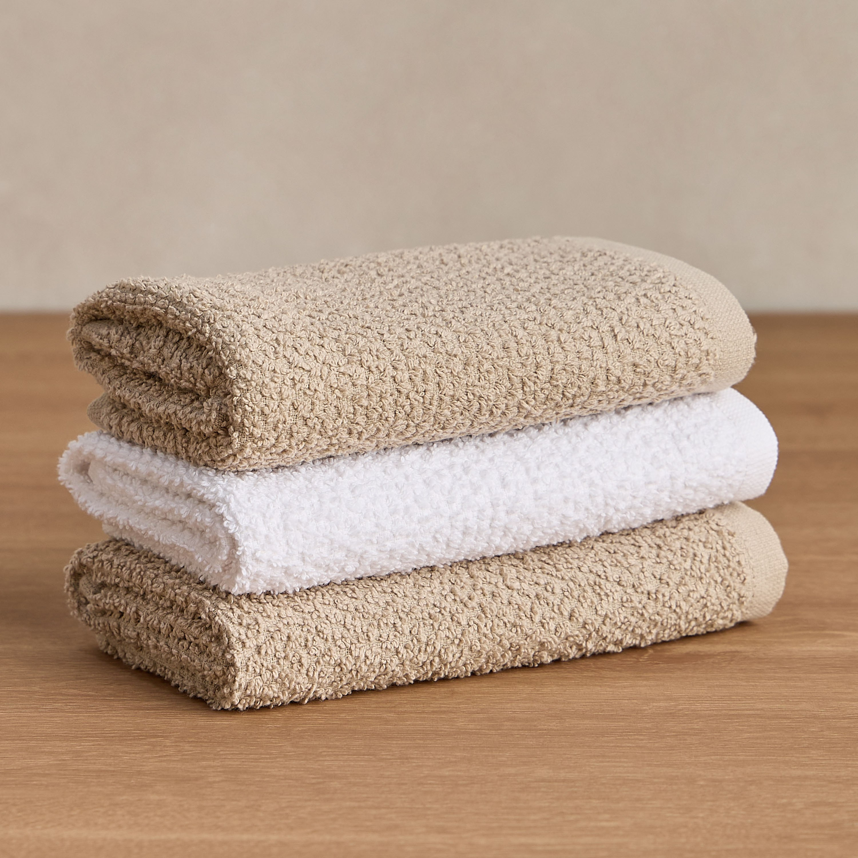 Sava 3-Piece 440 GSM Hand Towel Set - 40x70 cm-household-bathandlaundry-bathlinen-towels-image-1