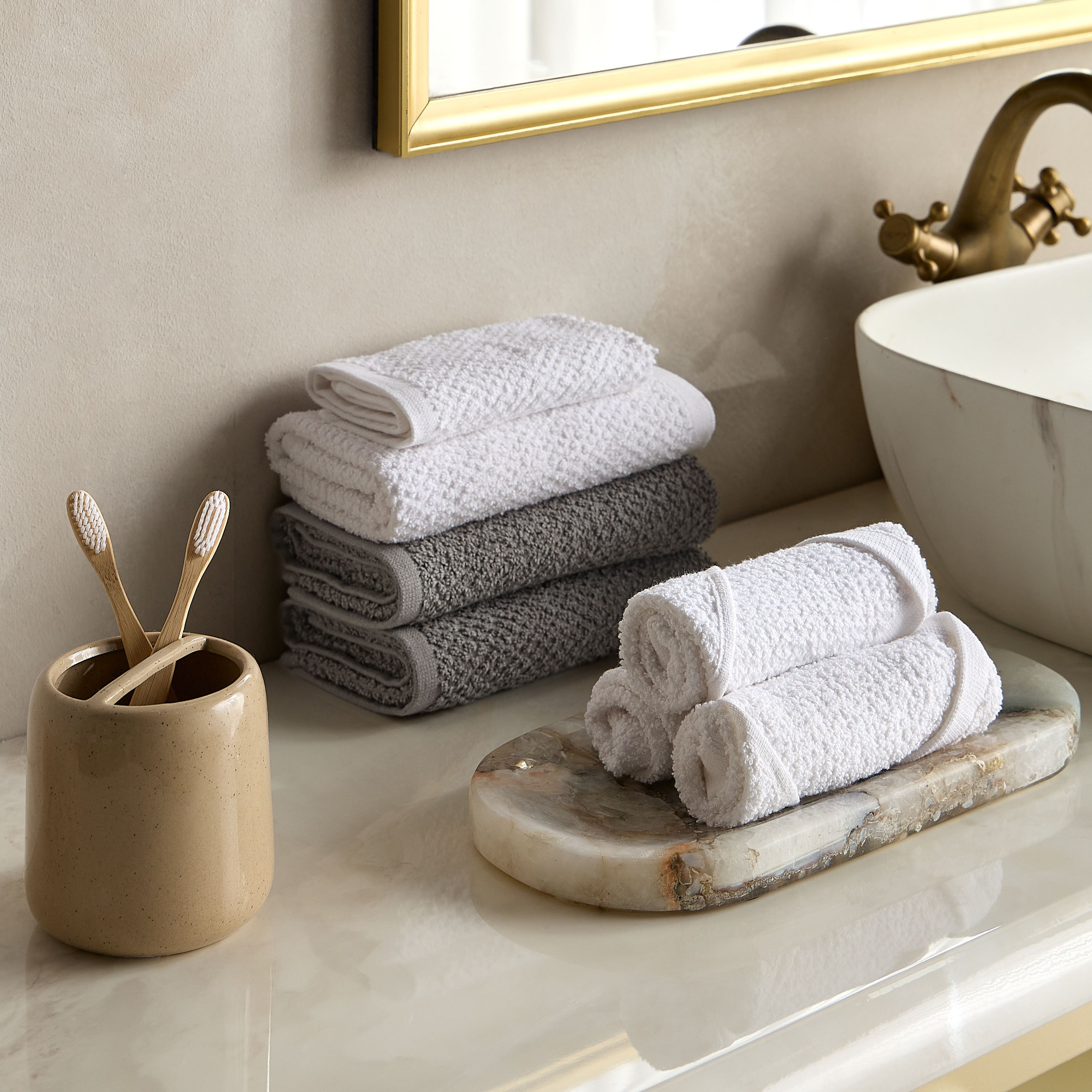 Sava 3-Piece 440 GSM Hand Towel Set - 40x70 cm-household-bathandlaundry-bathlinen-towels-image-4