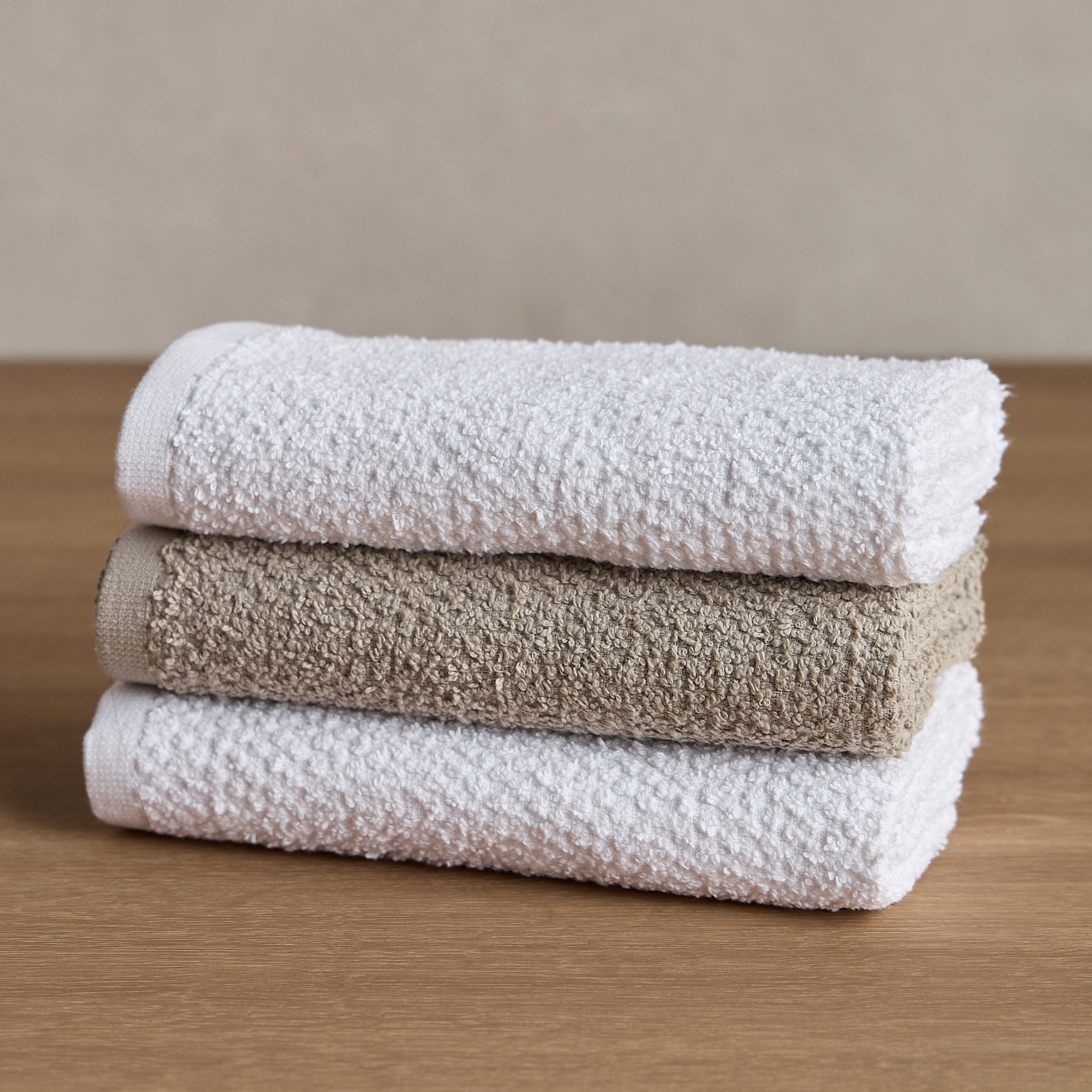 Sava 3-Piece 440 GSM Hand Towel Set - 40x70 cm-household-bathandlaundry-bathlinen-towels-image-1