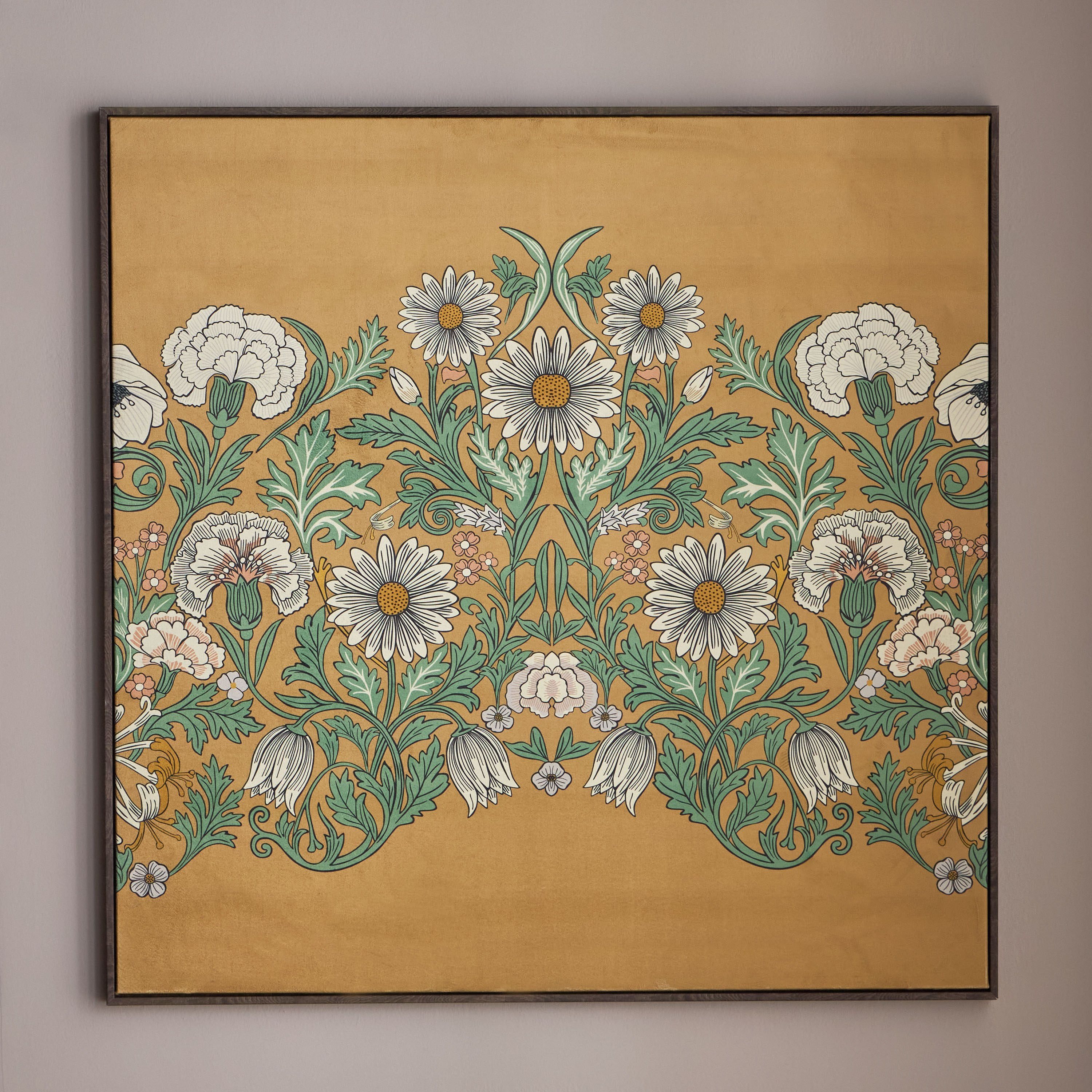 لوحة جدارية كانفاس مؤطرة - ميدوز هاورا - 100x100 سم-household-walldecorandmirrors-wallart-image-1