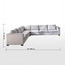كنبة ركنية قماش بـ6 مقاعد قابلة للعكس - بيرسون-furniture-sofaandseating-cornersofas-image-1