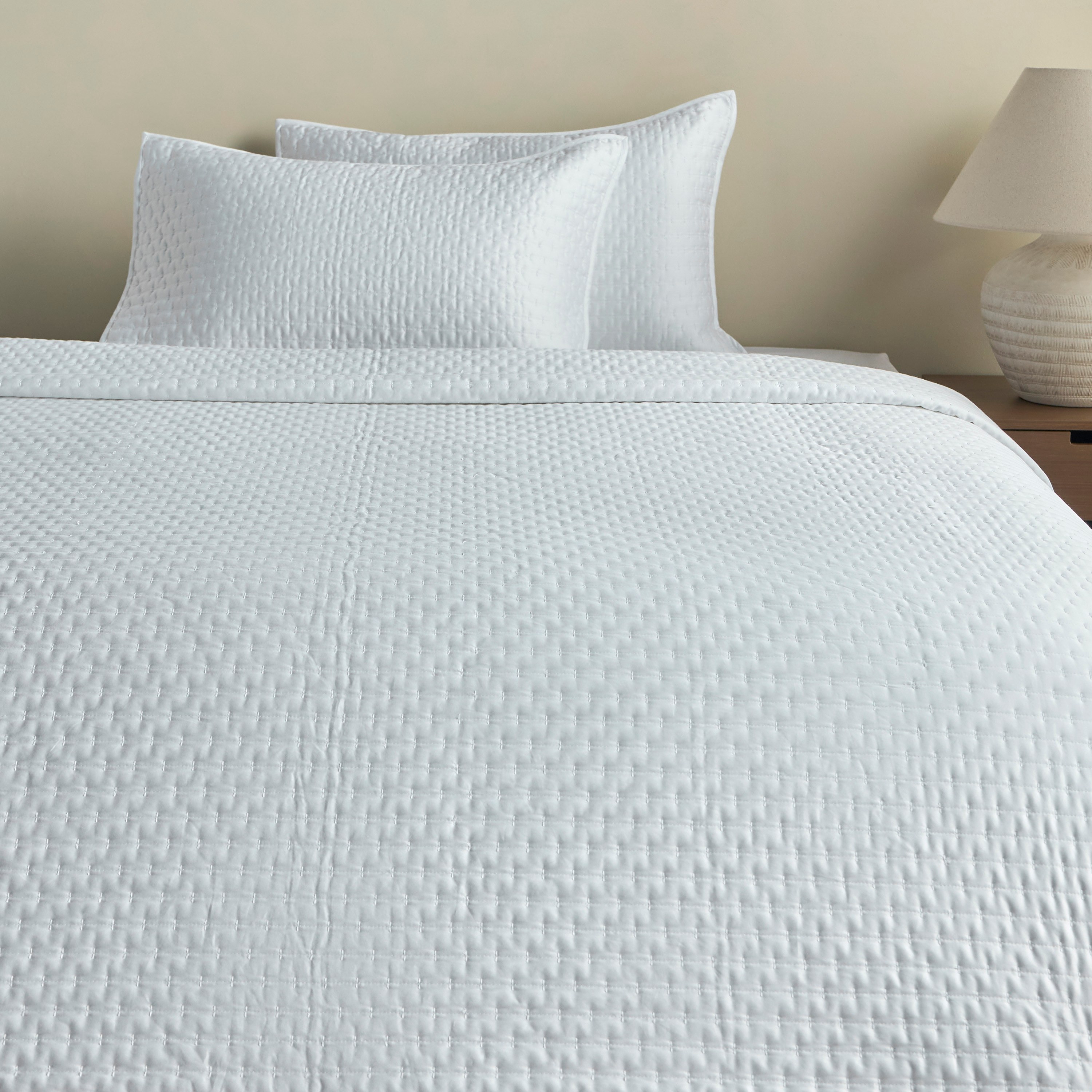 Imperial Giza Egyptian Cotton 3-Piece King Bedspread Set - 240x260 cm-household-bedding-comfortersandbedspreads-bedspreads-image-2