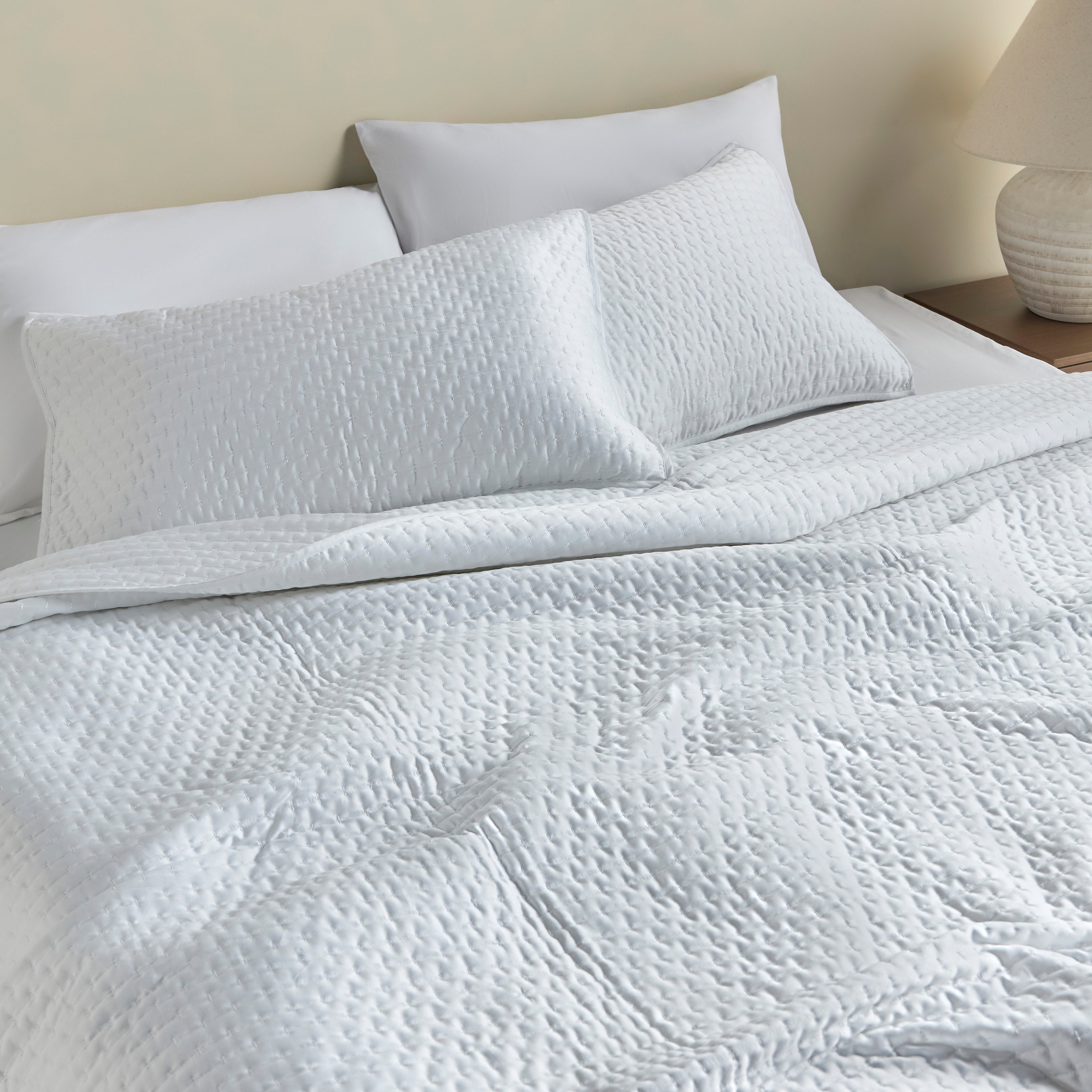 Imperial Giza Egyptian Cotton 3-Piece King Bedspread Set - 240x260 cm-household-bedding-comfortersandbedspreads-bedspreads-image-5