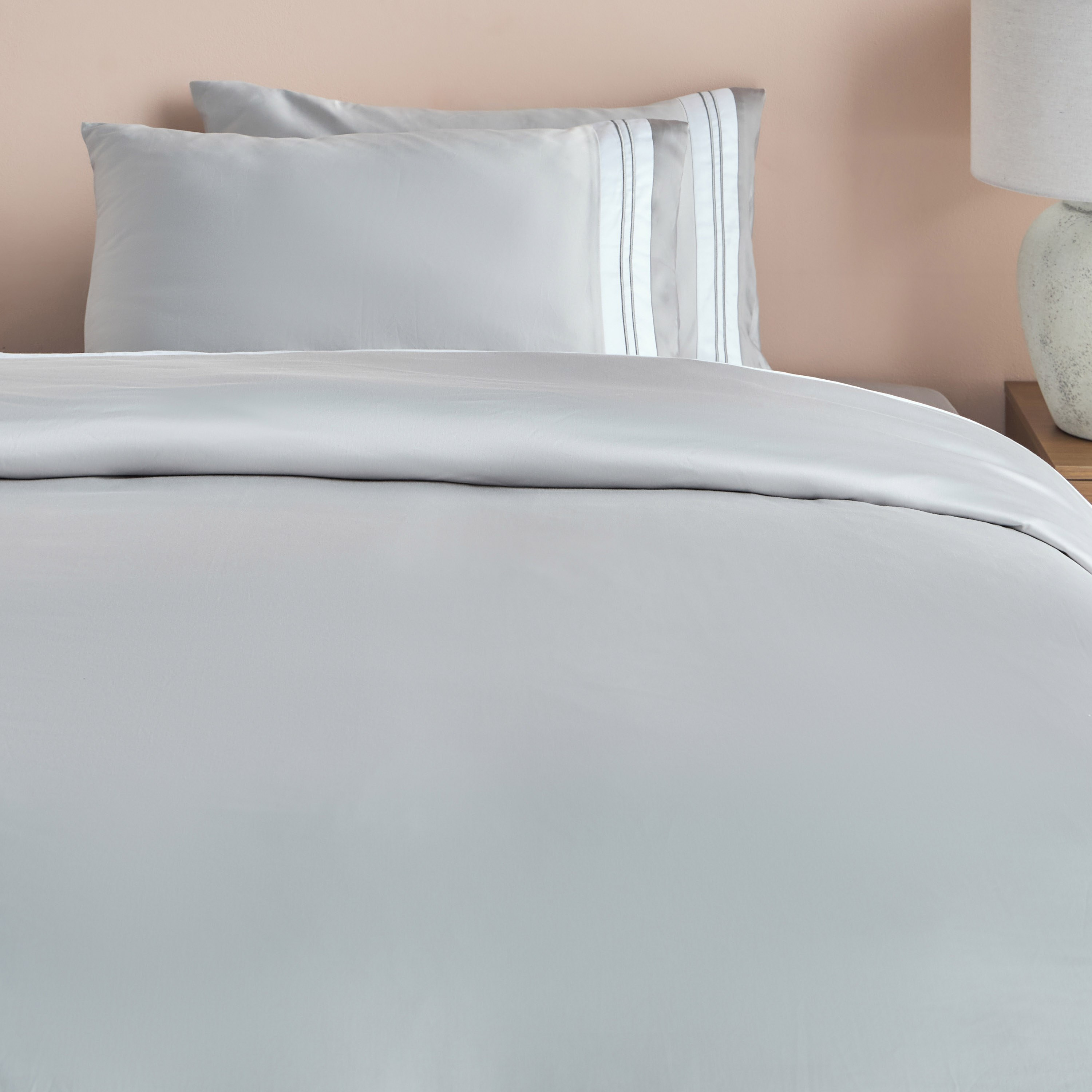 طقم غطاء لحاف سوبر كينج 3 قطع عدد خيوط 720 - القطن المصري - 220×260 سم-household-bedding-duvetandcovers-duvetcovers-image-2