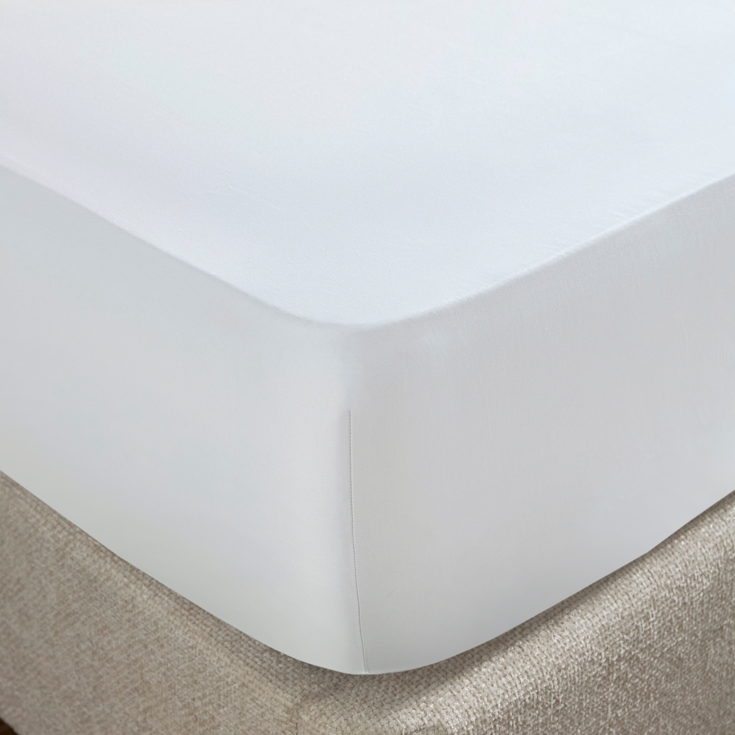 شرشف مطاطي من قطن الجيزة المصري مقاس كينج بعدد 720 خيط - إمبريال - 180×205 سم-household-bedding-sheetsandpillowcases-fittedsheets-image-1